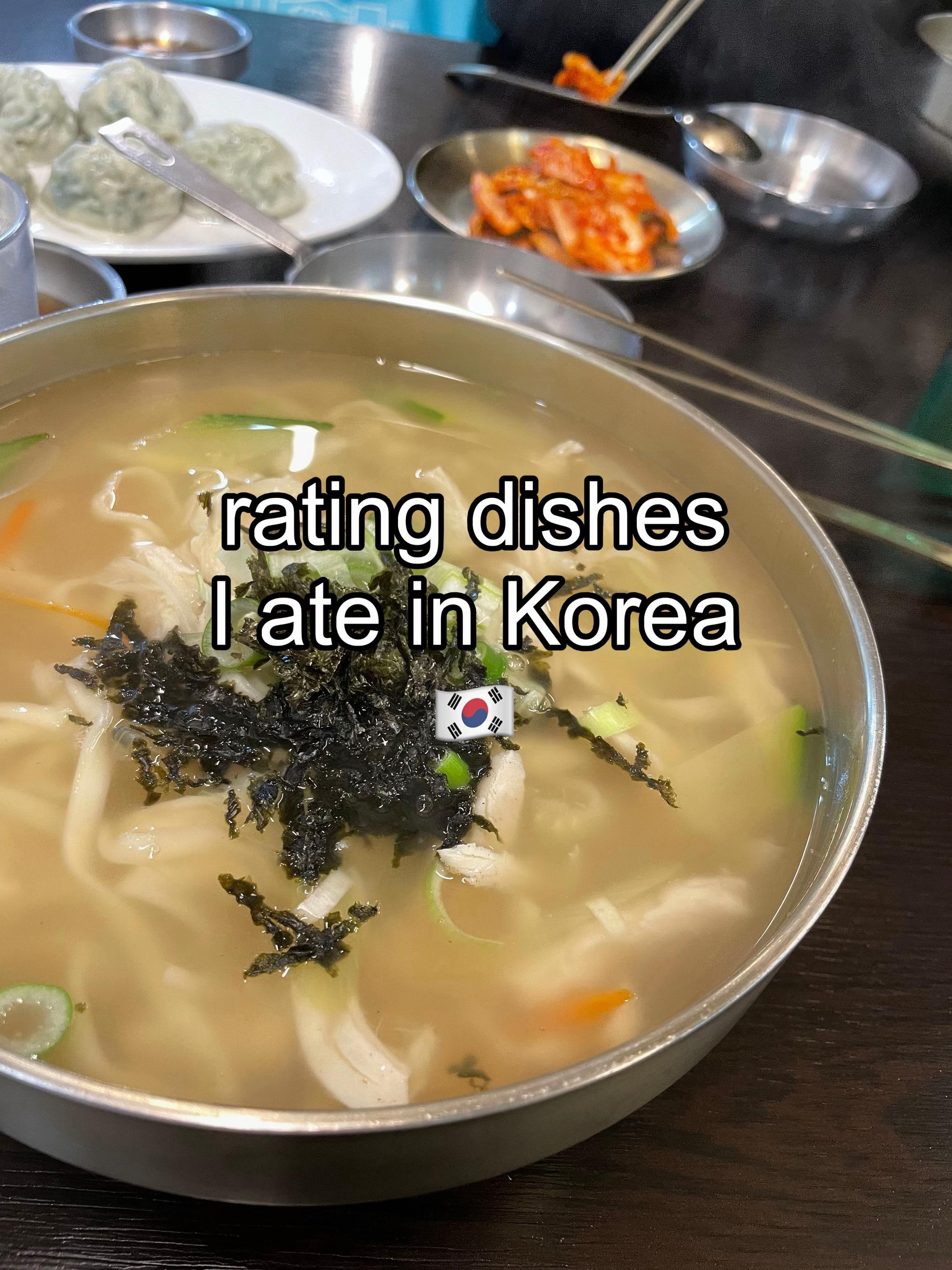 Korean Food and Desserts Sampler