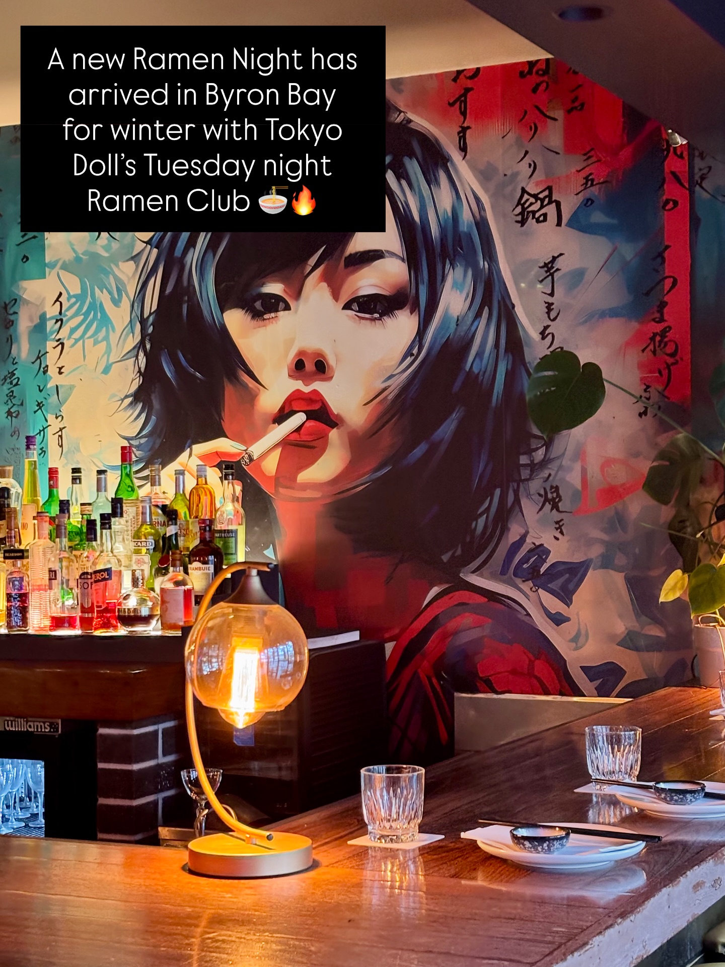 Tokyo Doll's Tuesday Ramen Club in Byron Bay