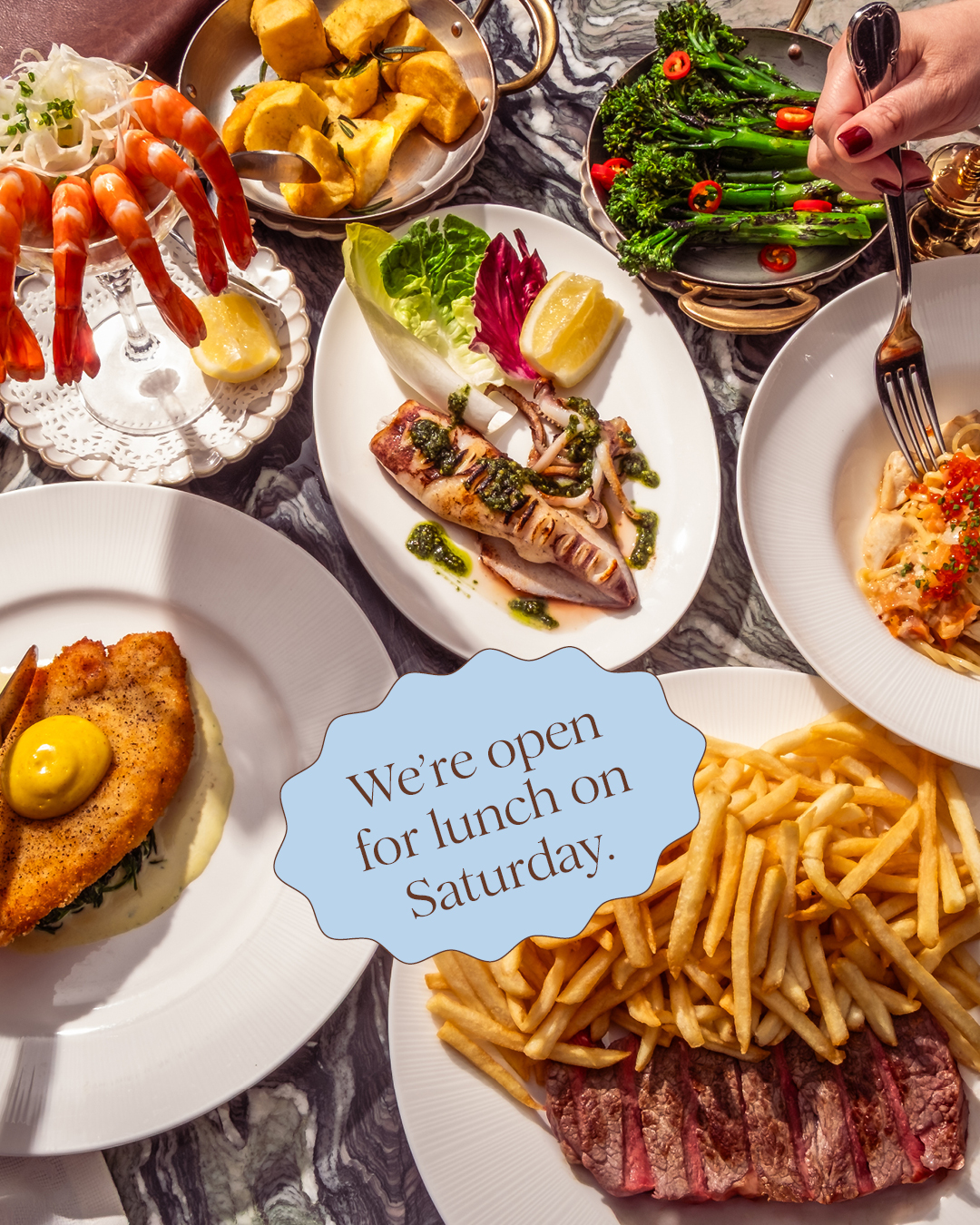 Cygnet's New Saturday Lunch Experience