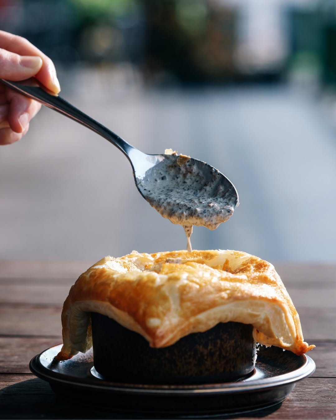 Seng House Offers Hand-Rolled Puff-Crusted Mushroom Soup