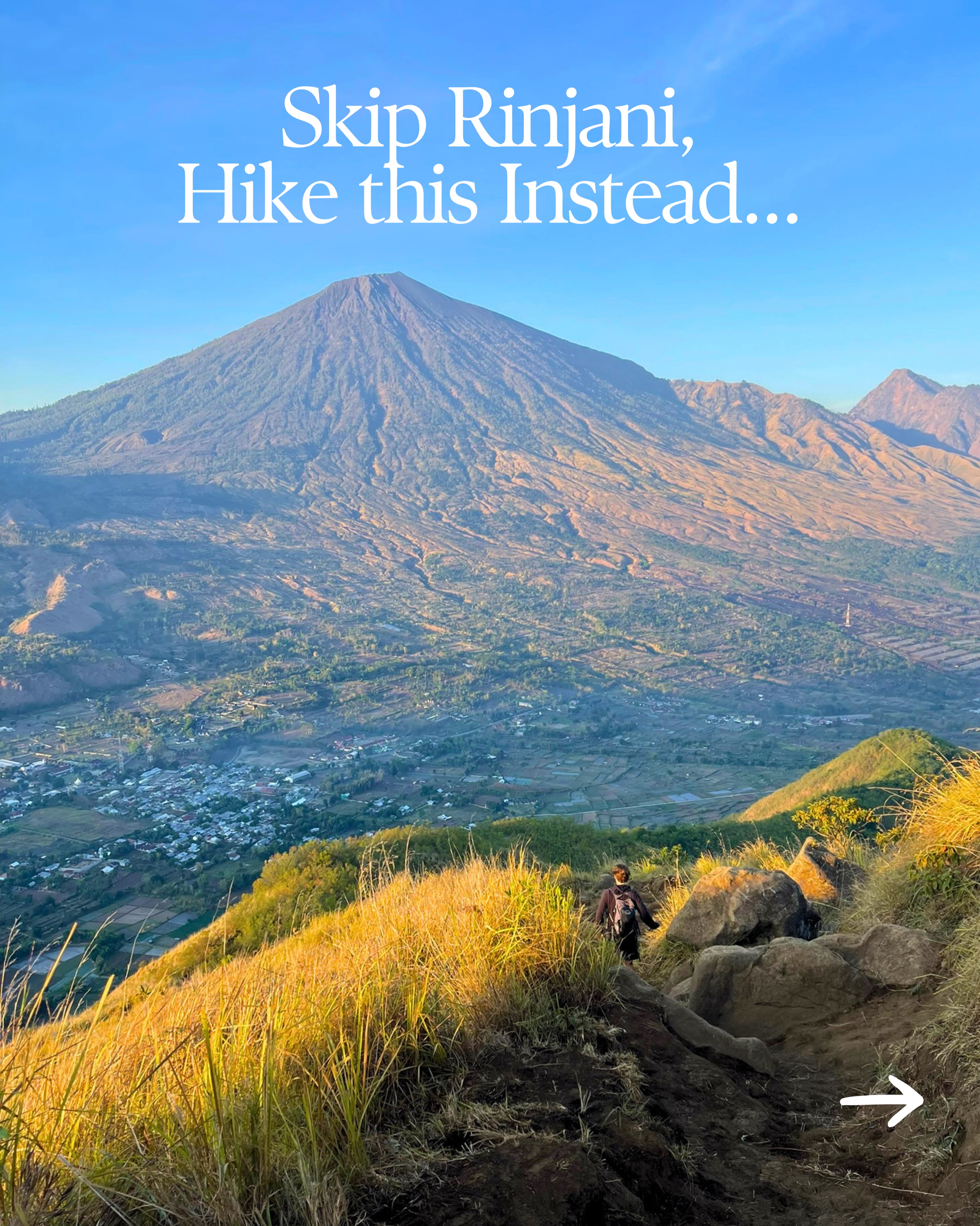 Lombok's Mount Rinjani and Pergasingan Hill