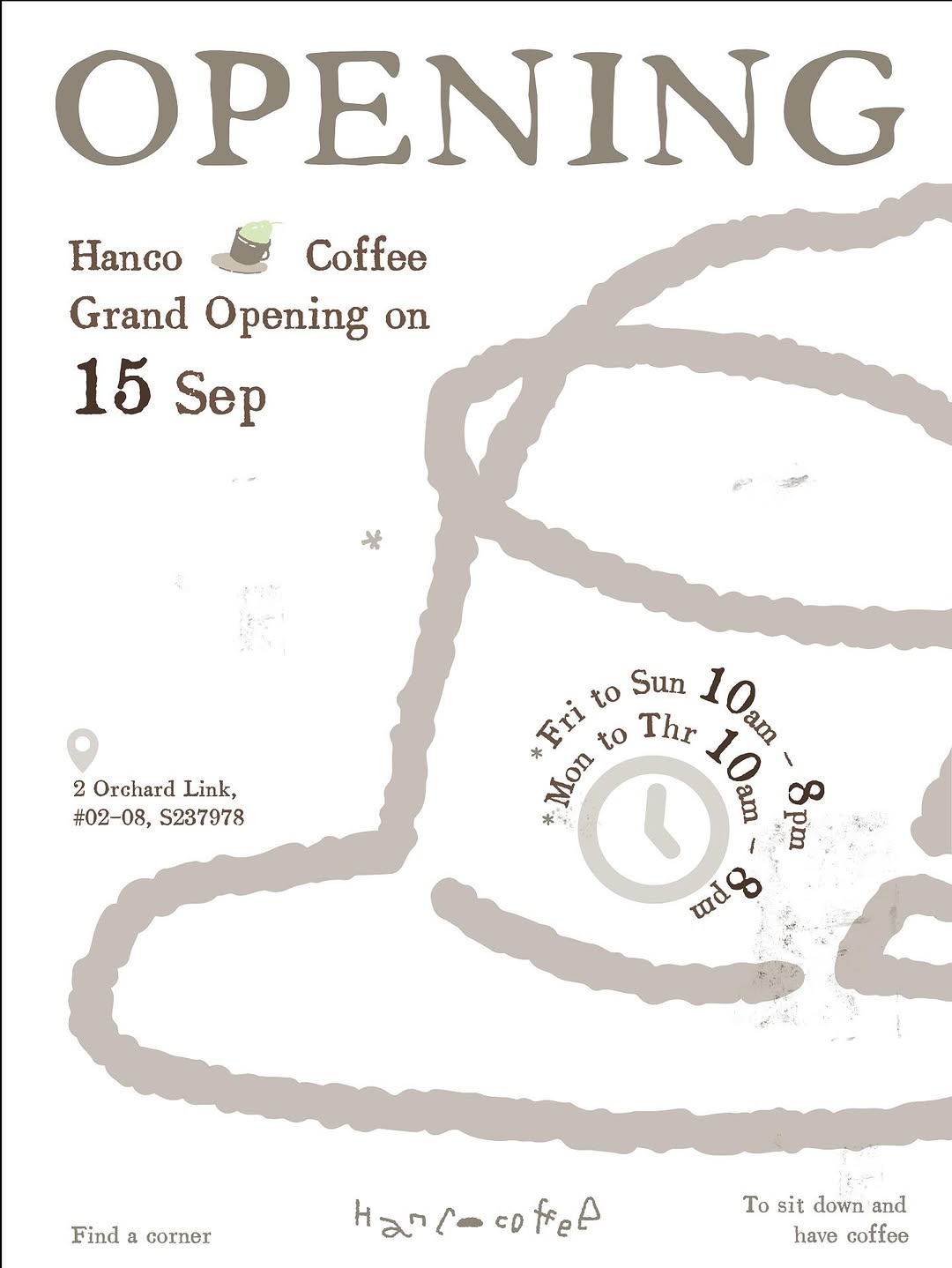Hanco Coffee Grand Opening Event