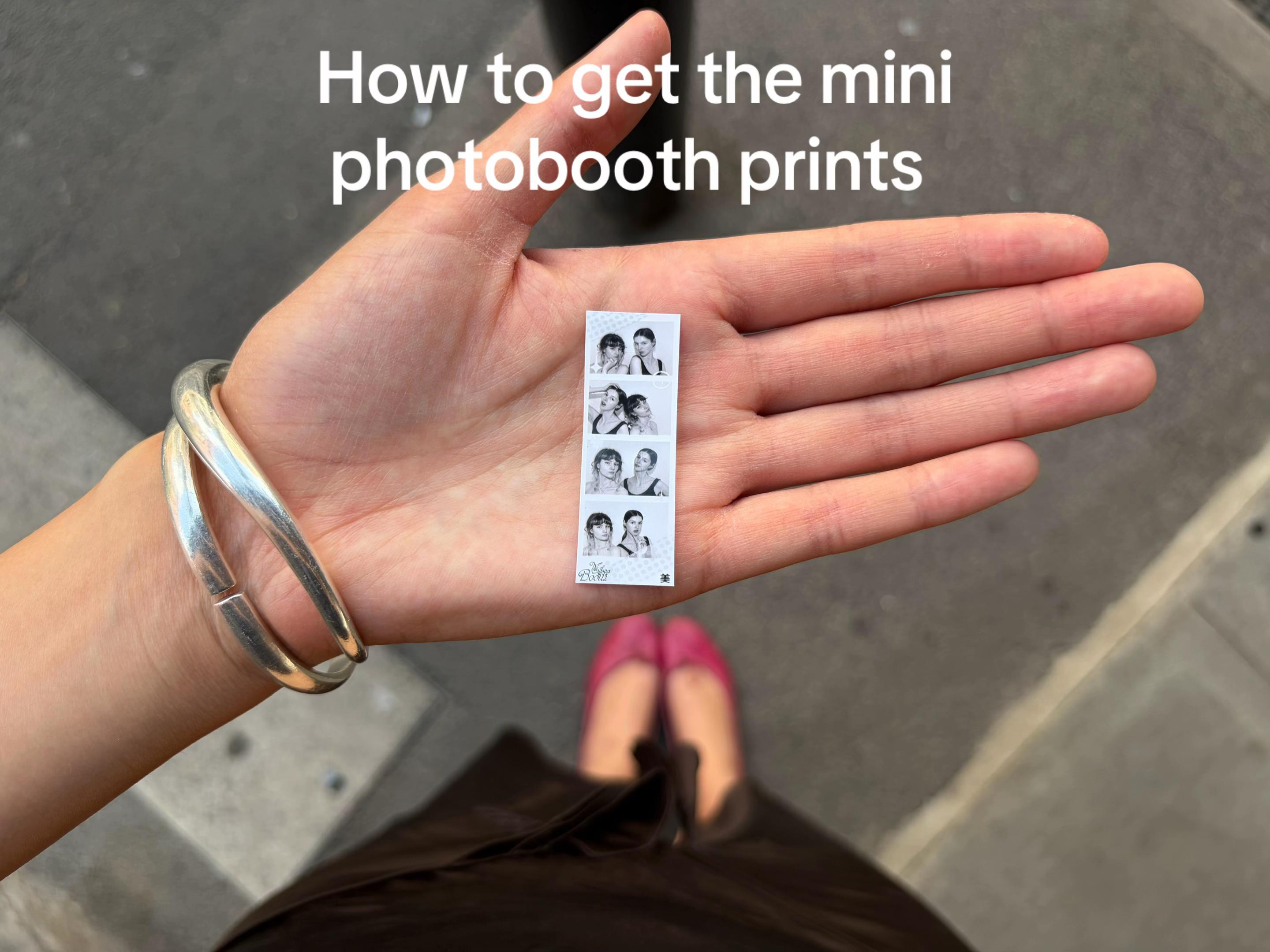 London's Only Photo Booth Offers Mini-MEI Prints