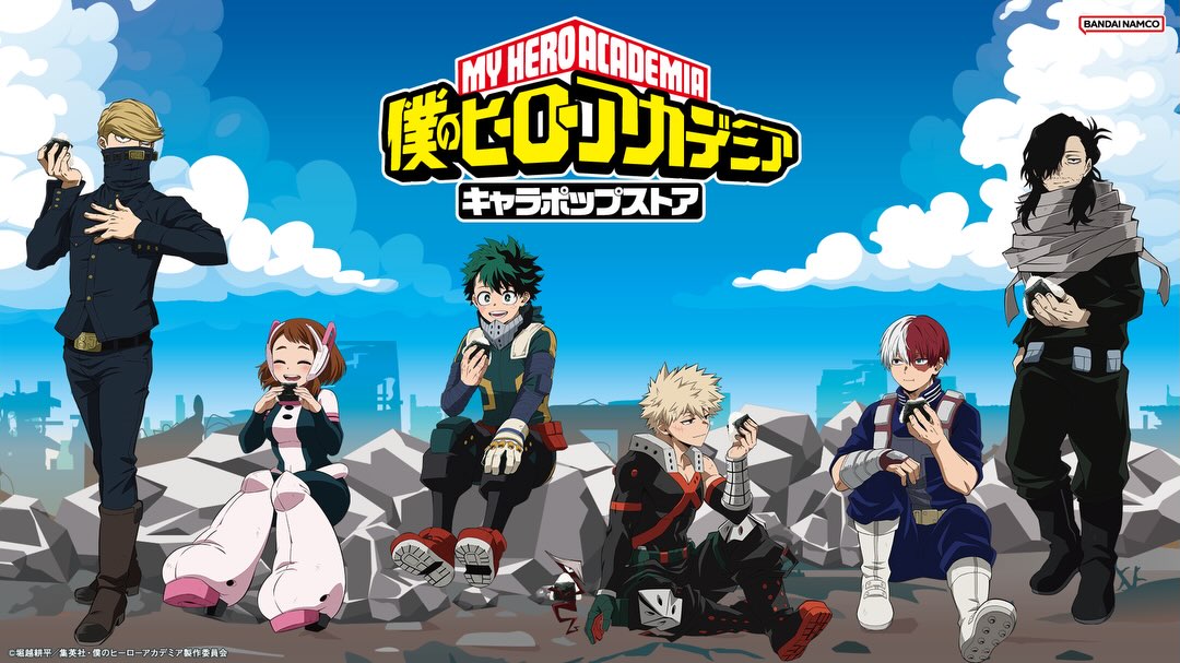 My Hero Academia Pop-Up Stores Across Japan