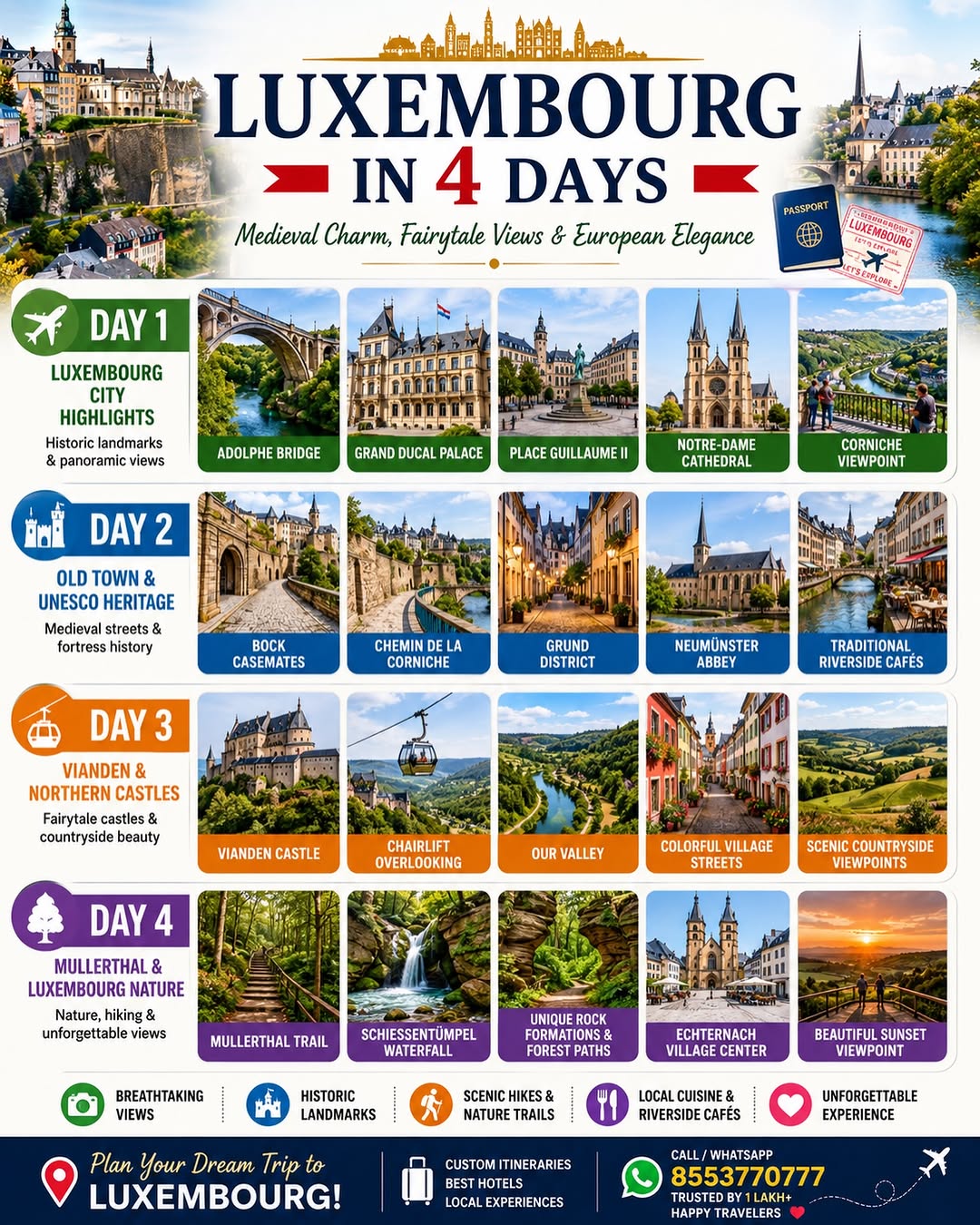 Luxembourg's Medieval Charm And Natural Beauty