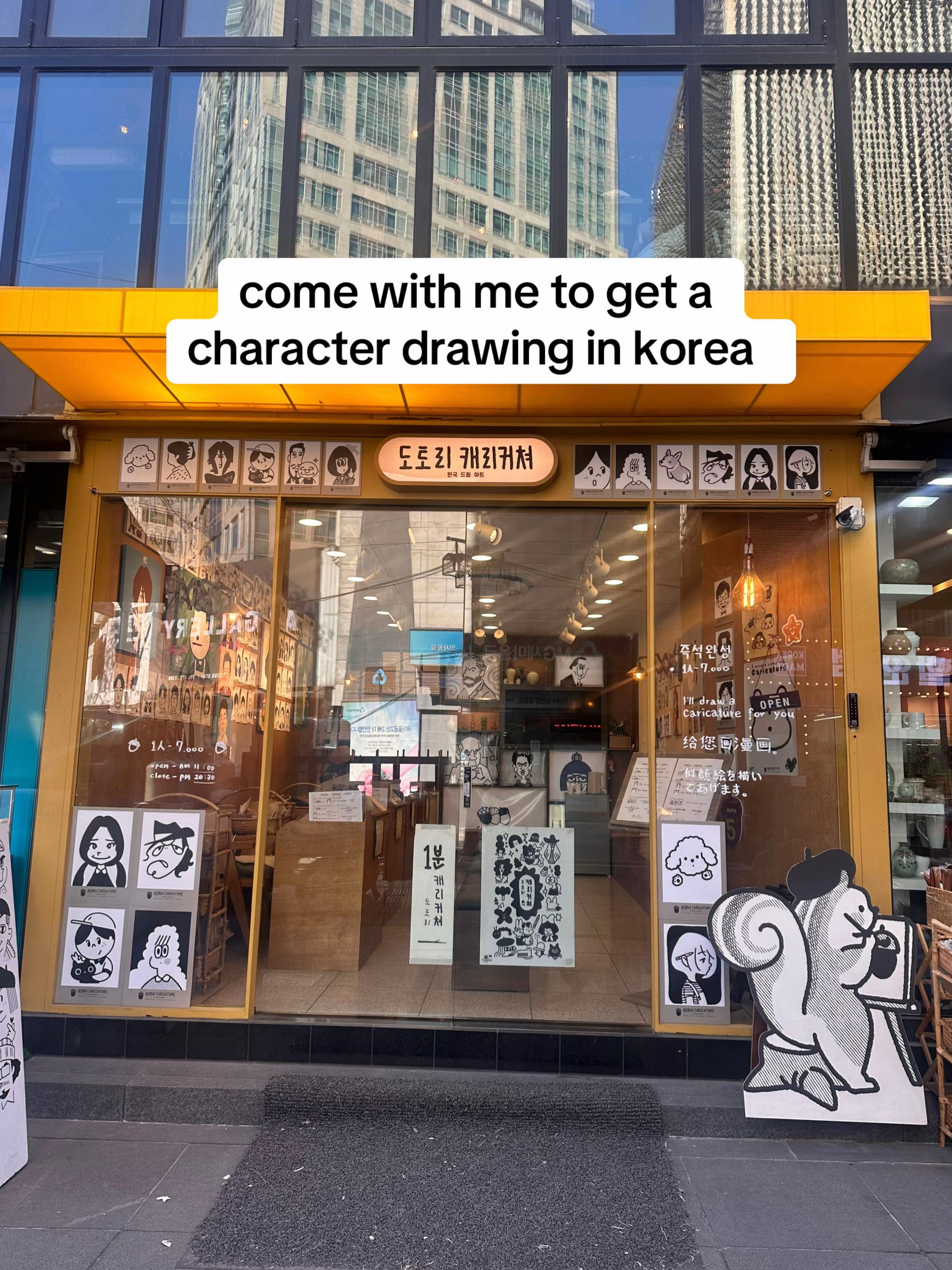 Korean Caricature Artist Captures Joyful Experience