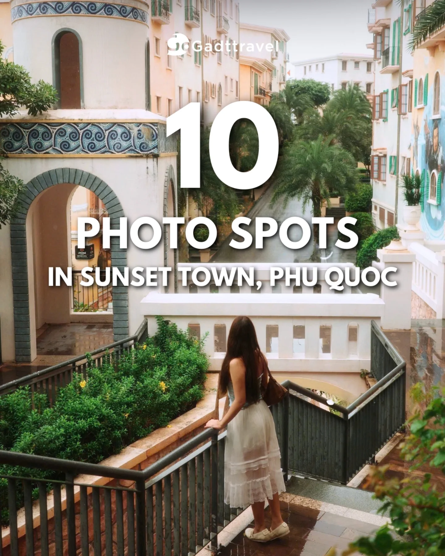 Phu Quoc's Mediterranean-Inspired Sunset Town Photo Spots