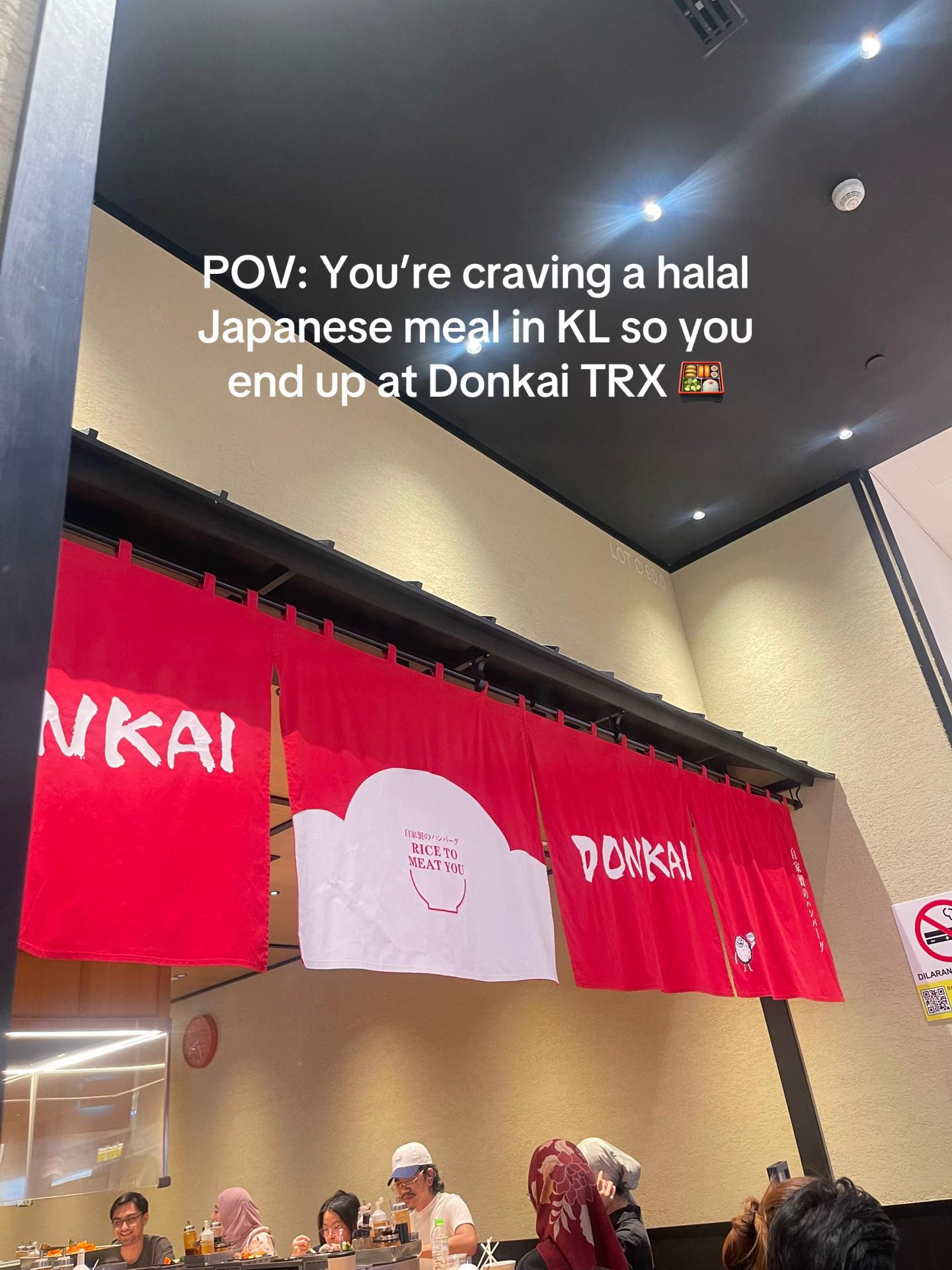 Donkai: Halal Hamburg Steak at The Exchange TRX