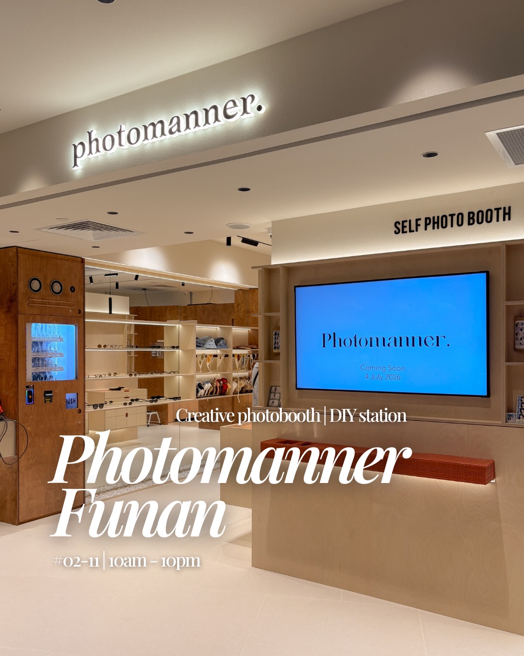 Photomanner Opens At Funan With New Rooms
