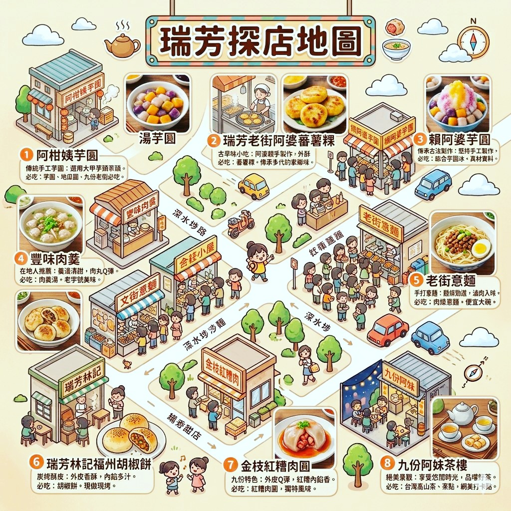Jiufen and Shifen Foodie Guide