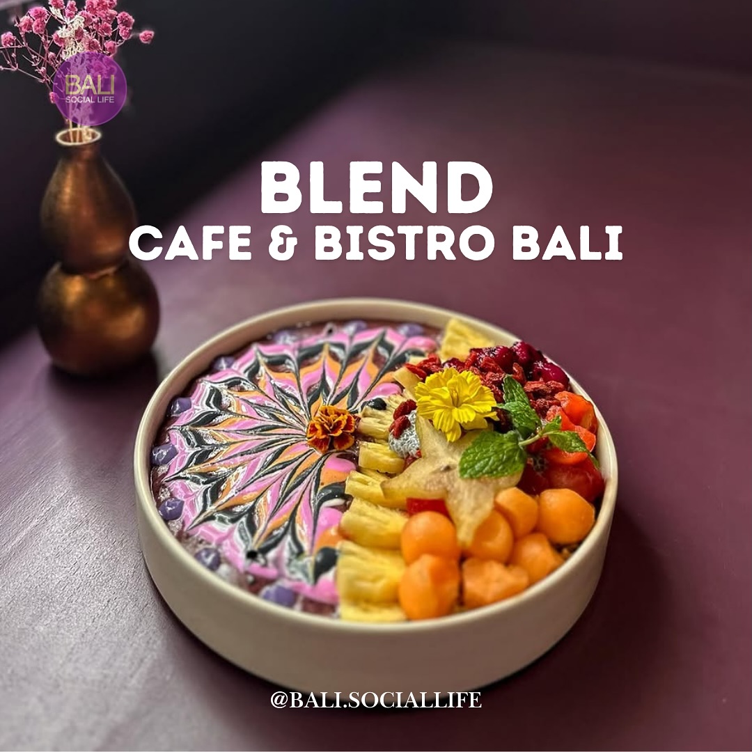 Blend Cafe Ubud's Smoothie Bowls and Garden Setting