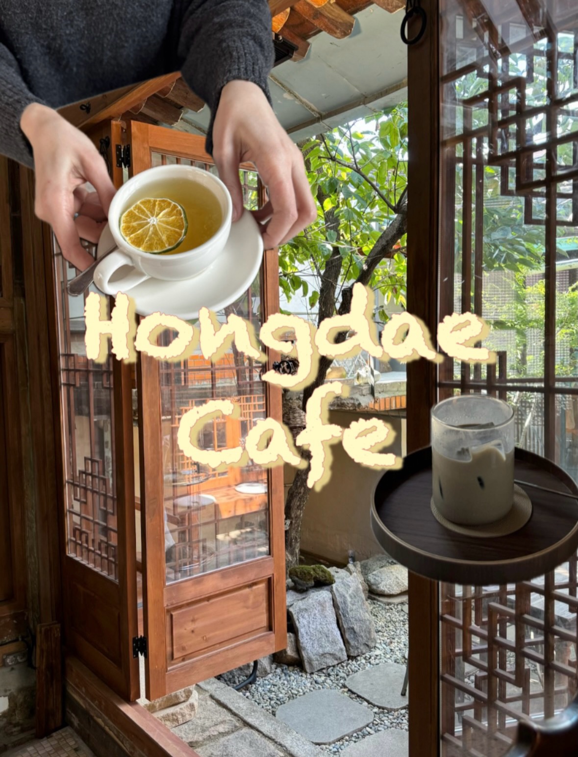 Hanok Cafe in Hongdae