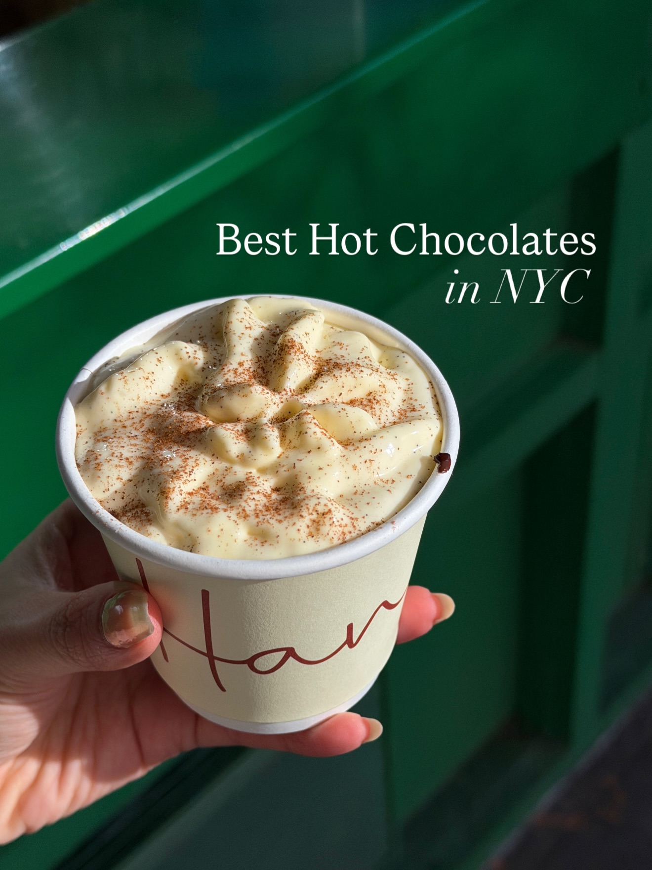NYC's Best Hot Chocolates: Cafes And Bakeries