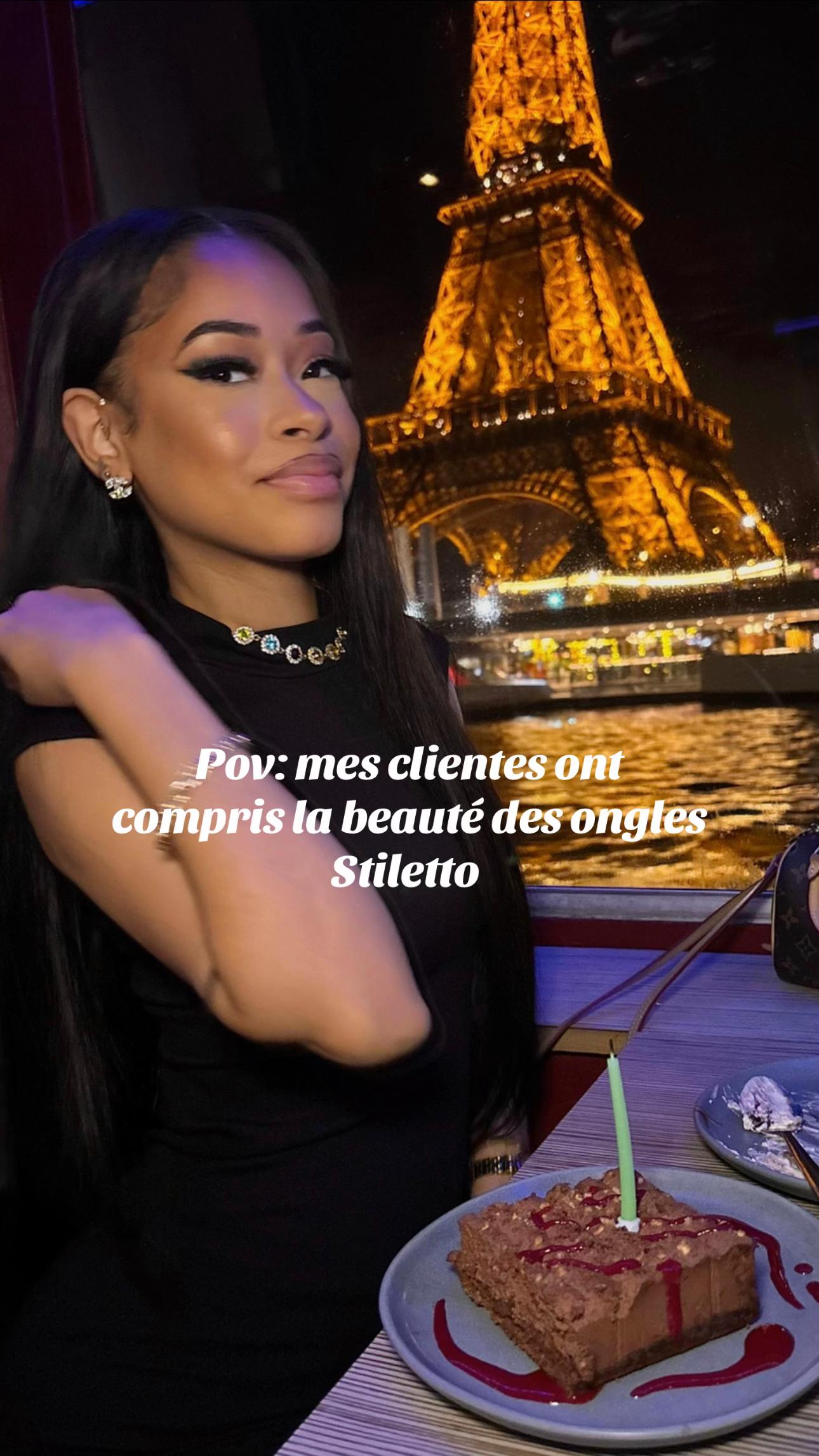 Eiffel Tower Backdrop for Stiletto Nail Art