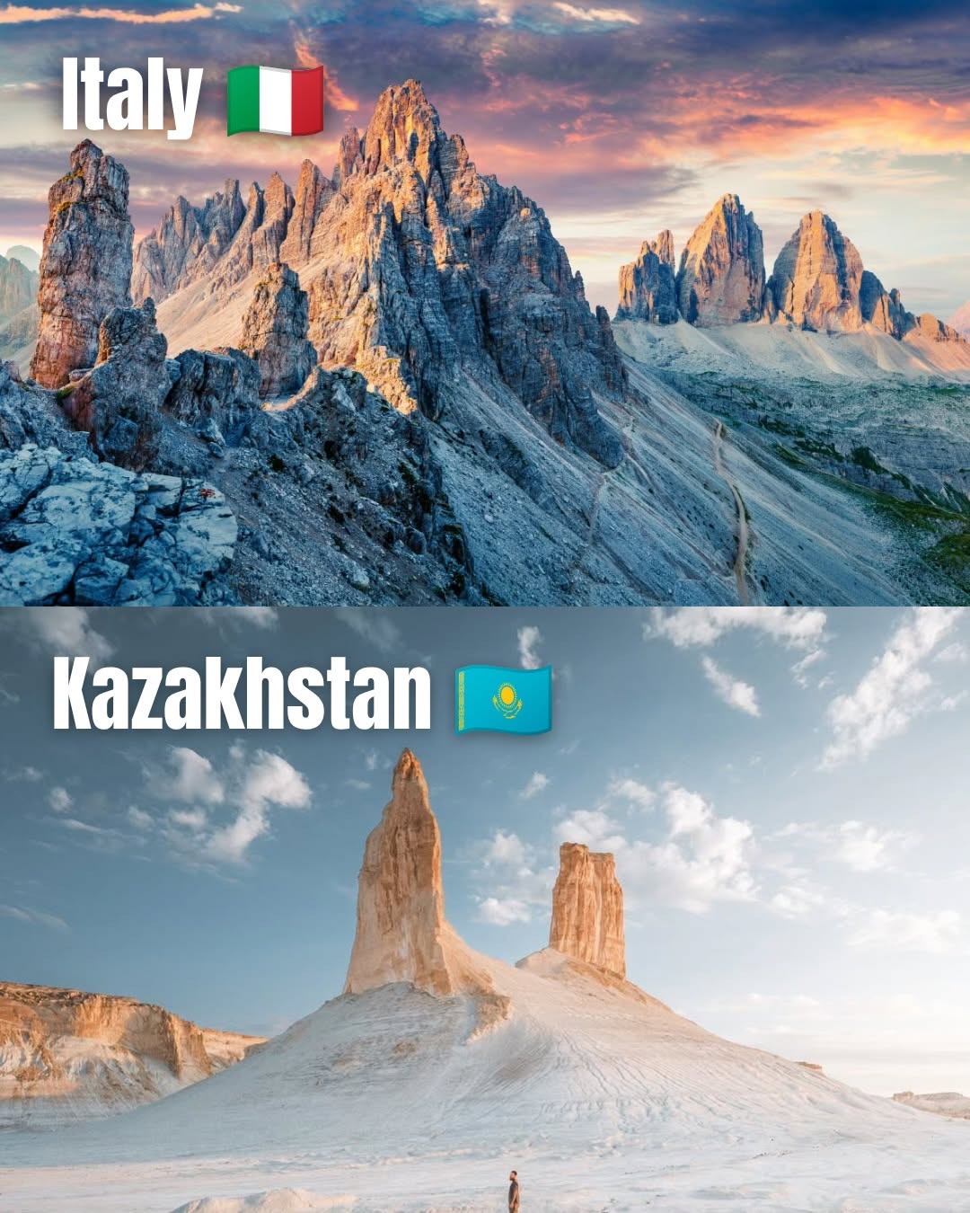 Kazakhstan's Natural Wonders Alongside Global Icons