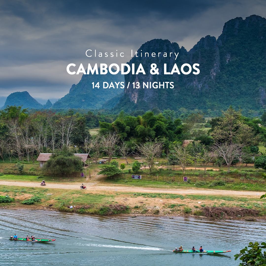 Cambodia and Laos: Temples, Waterfalls, and Cities