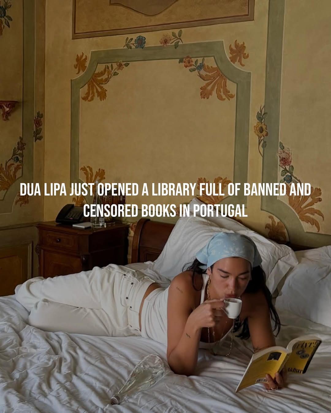 Dua Lipa and Livraria Lello Partner for Manifesto Library