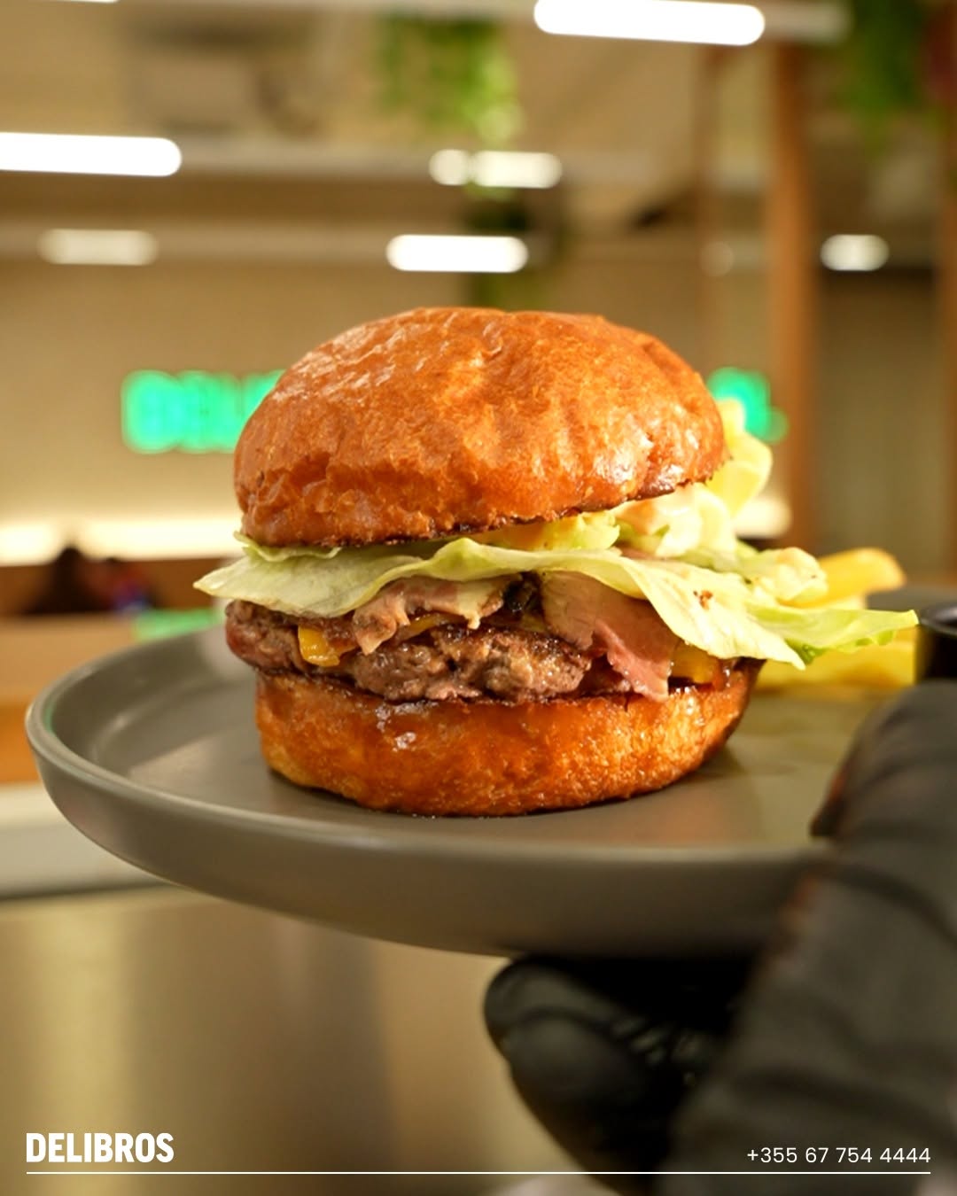 Delibros Hamburgers in Tirana, Albania