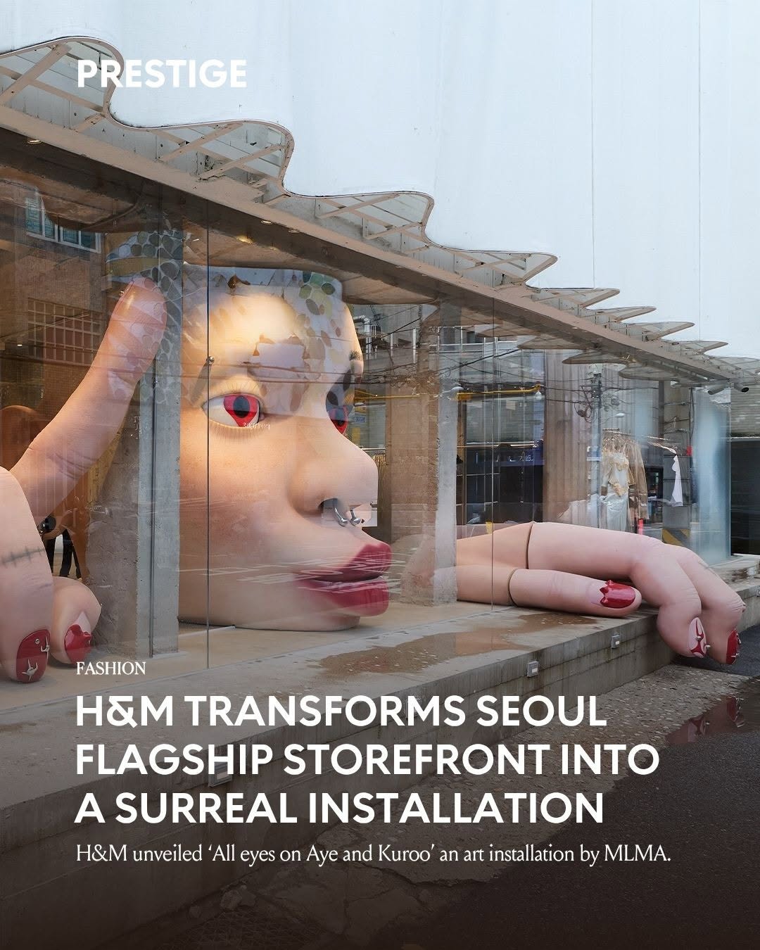 H&M Seongsu Transformed into Art Installation