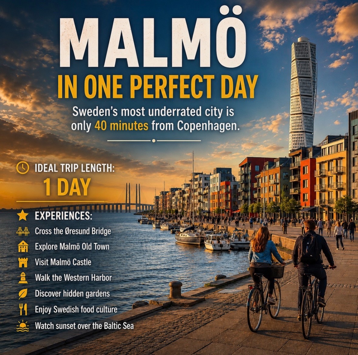 Malmö: Historic Charm Meets Modern Waterfront Attractions