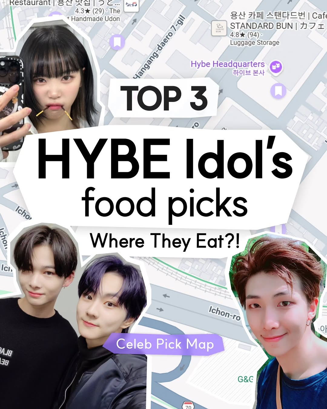 Yongsan Cafes and Restaurants Popular with HYBE Artists