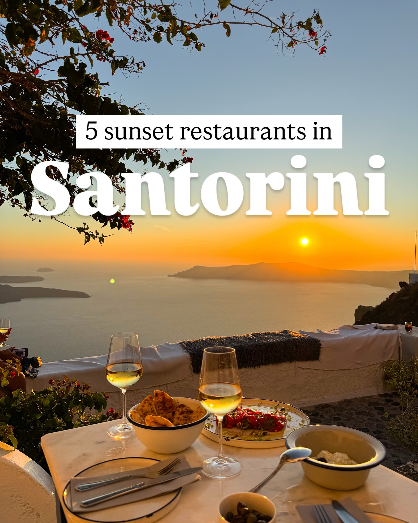 Top Santorini Restaurants For Sunset Views