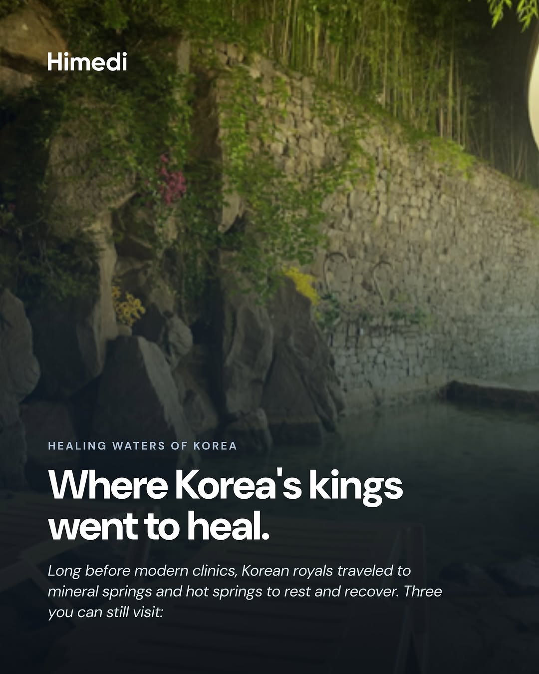 Historic Korean Mineral Springs and Bathing Resorts