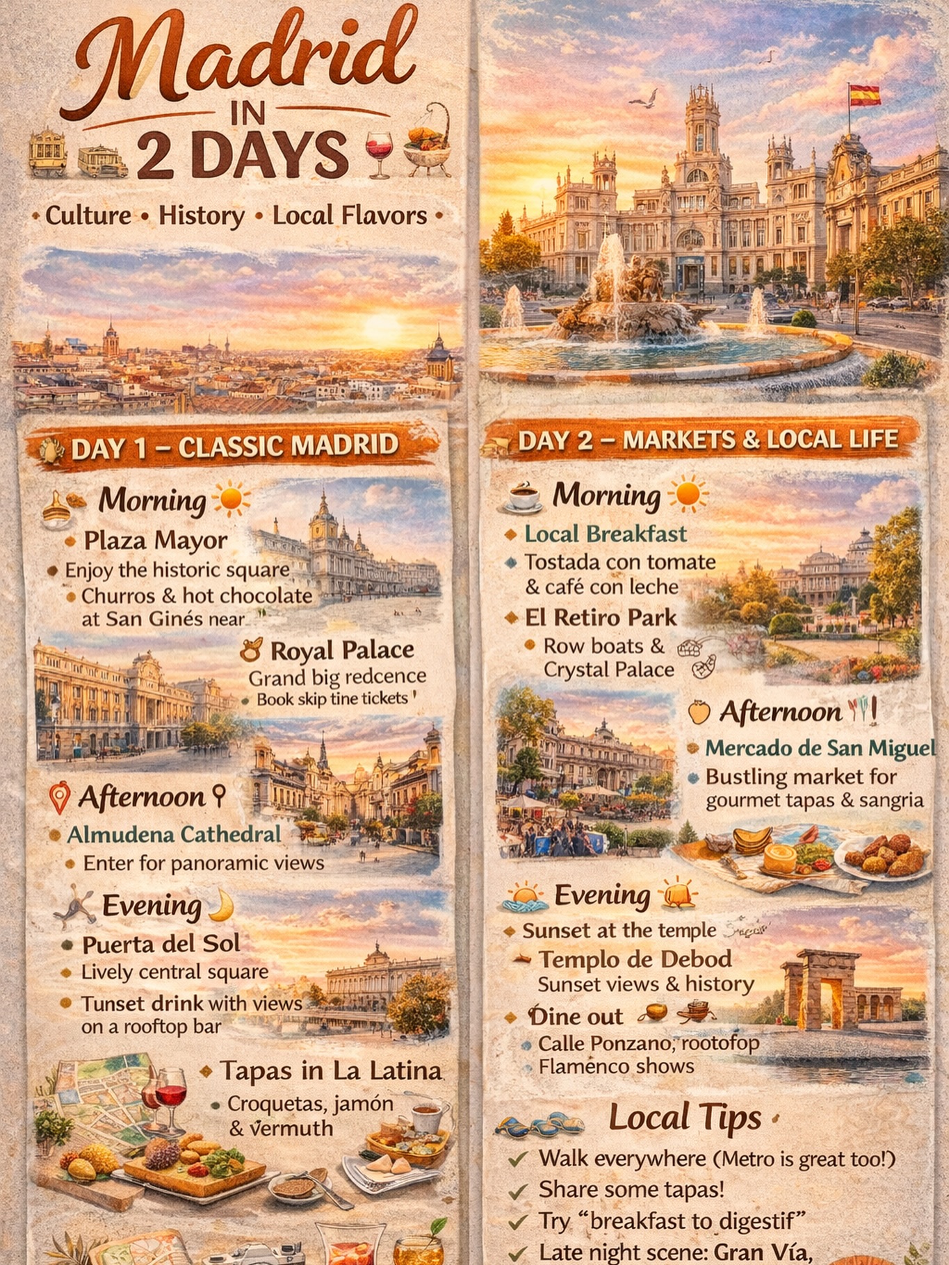 Madrid's Top Attractions and Landmarks