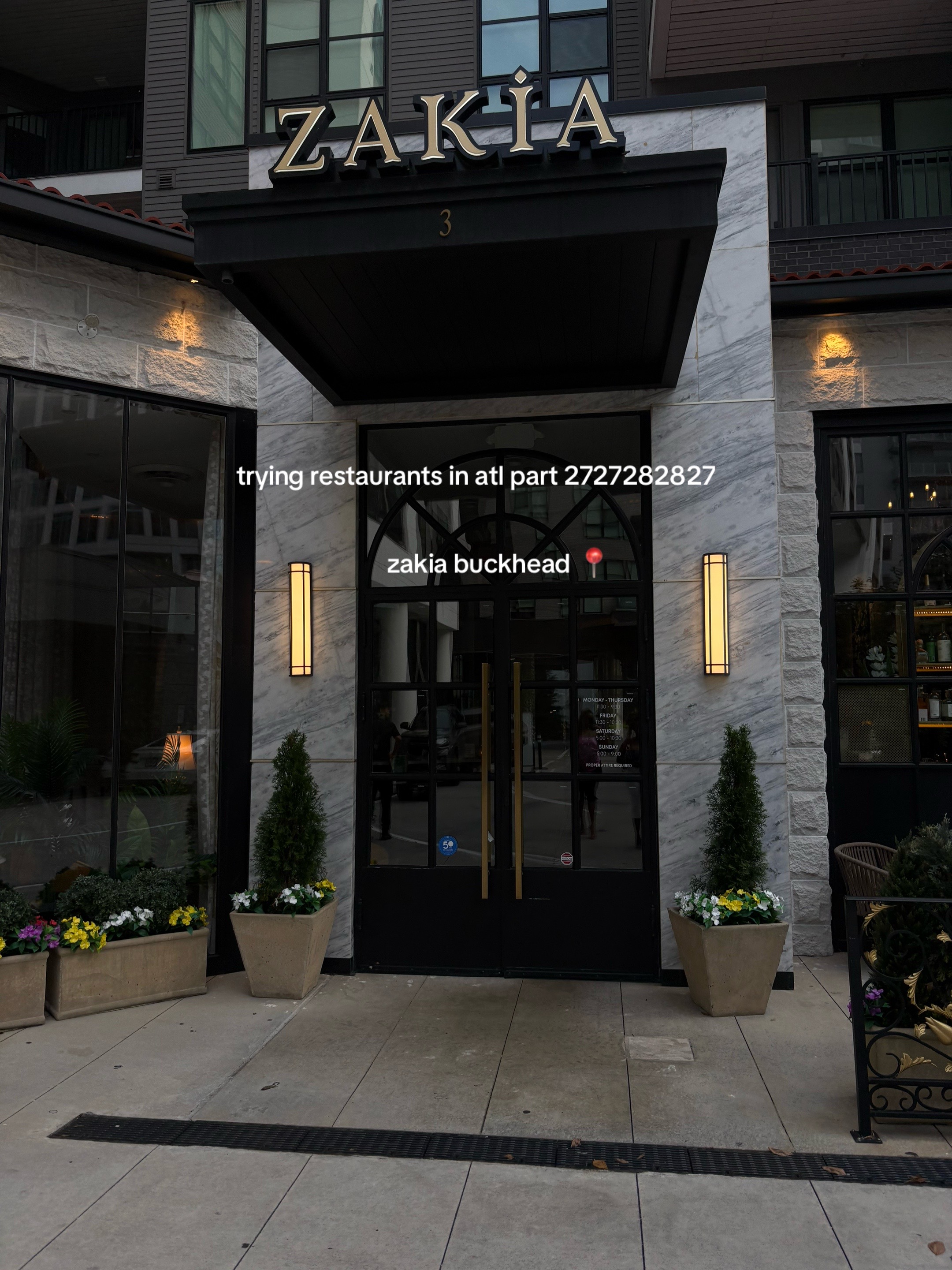 Zakia Lebanese: Ambiance, Food, and Service