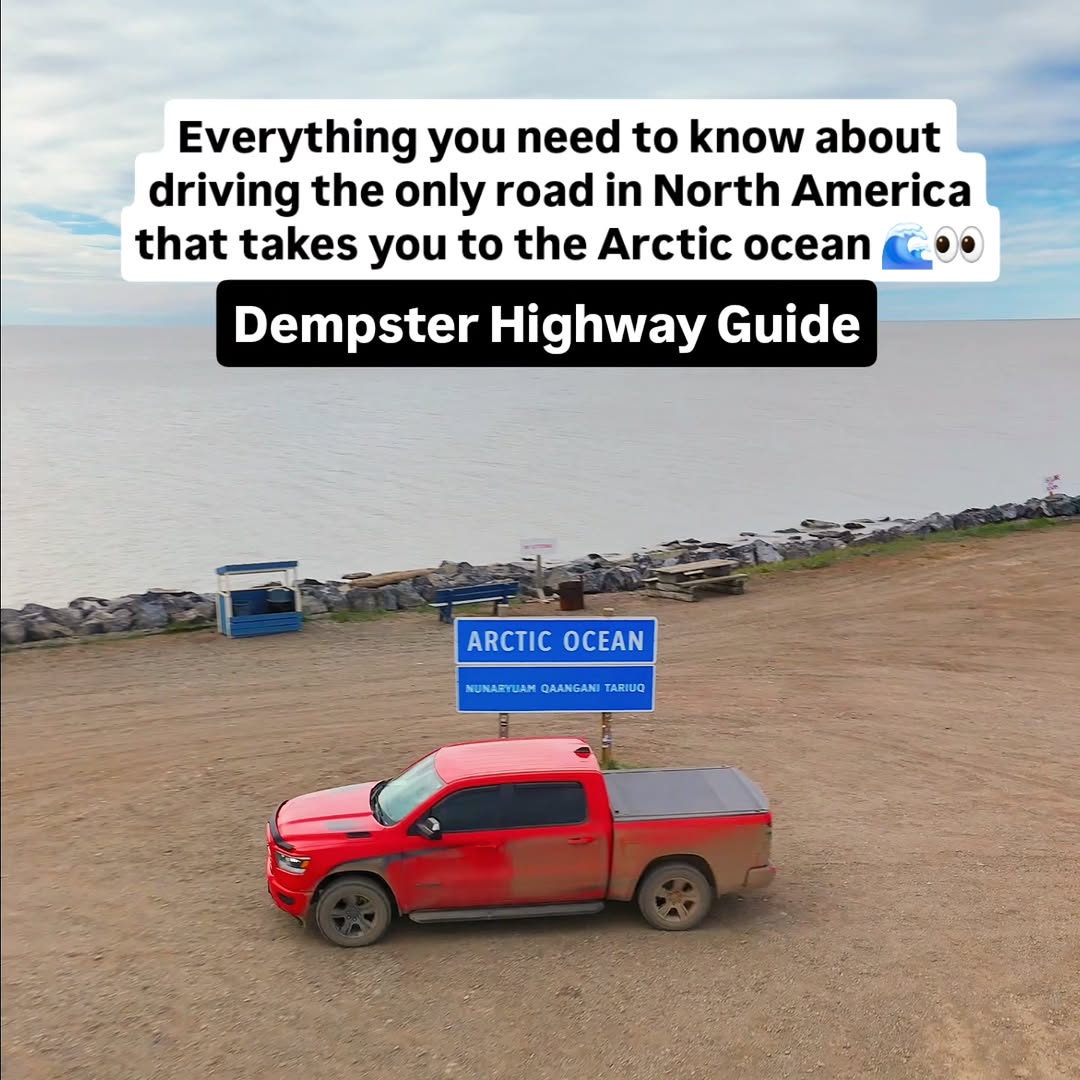 Drive to the Arctic Ocean Via Dempster Highway