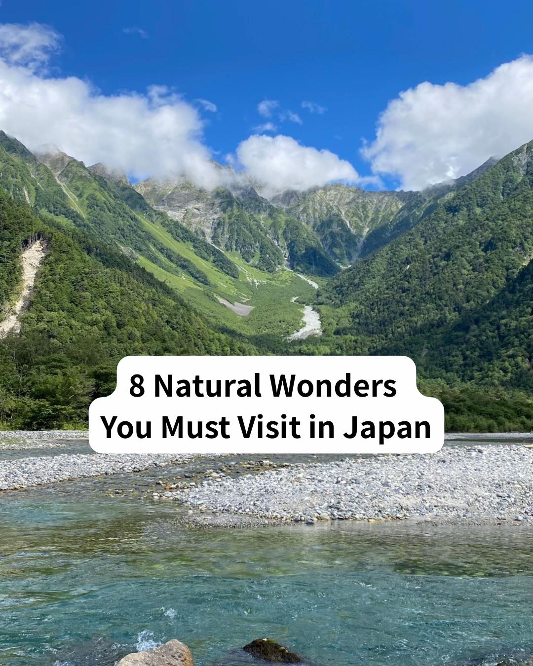 Japan's Scenic Natural Wonders To Explore