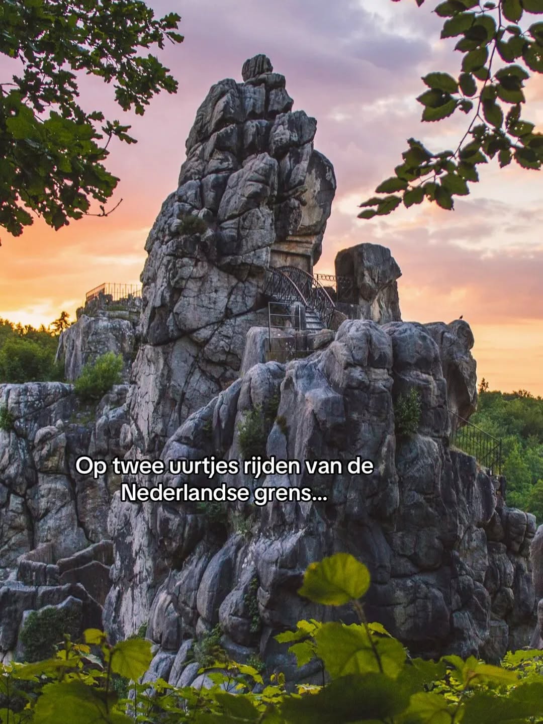Teutoburg Forest's Scenic Externsteine Rock Formations