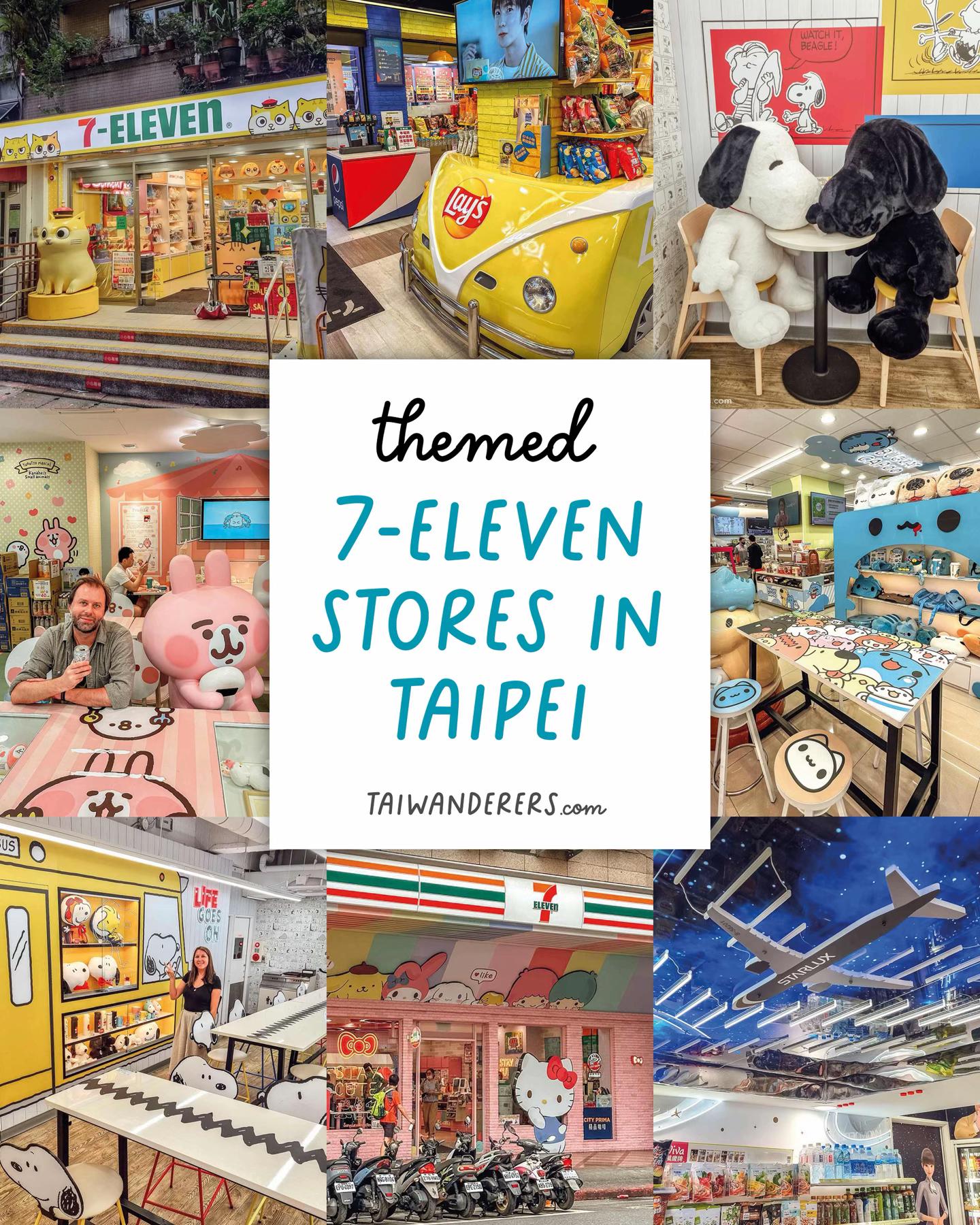 Taipei 7-Eleven Stores Feature Popular Characters