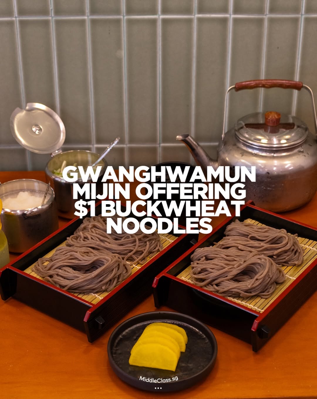 Korean Buckwheat Noodles Promotion