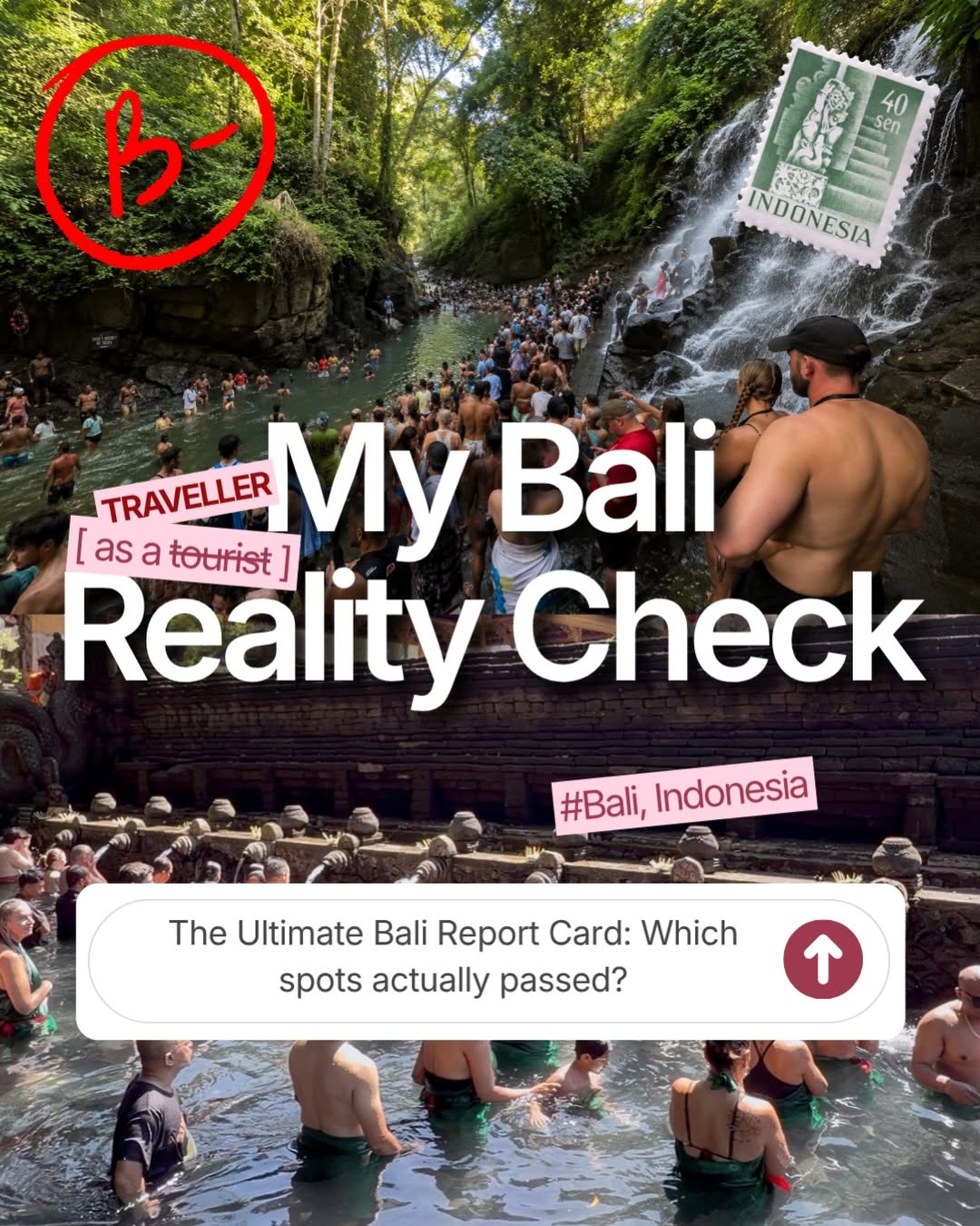 Bali Destinations Rated for Different Traveler Types
