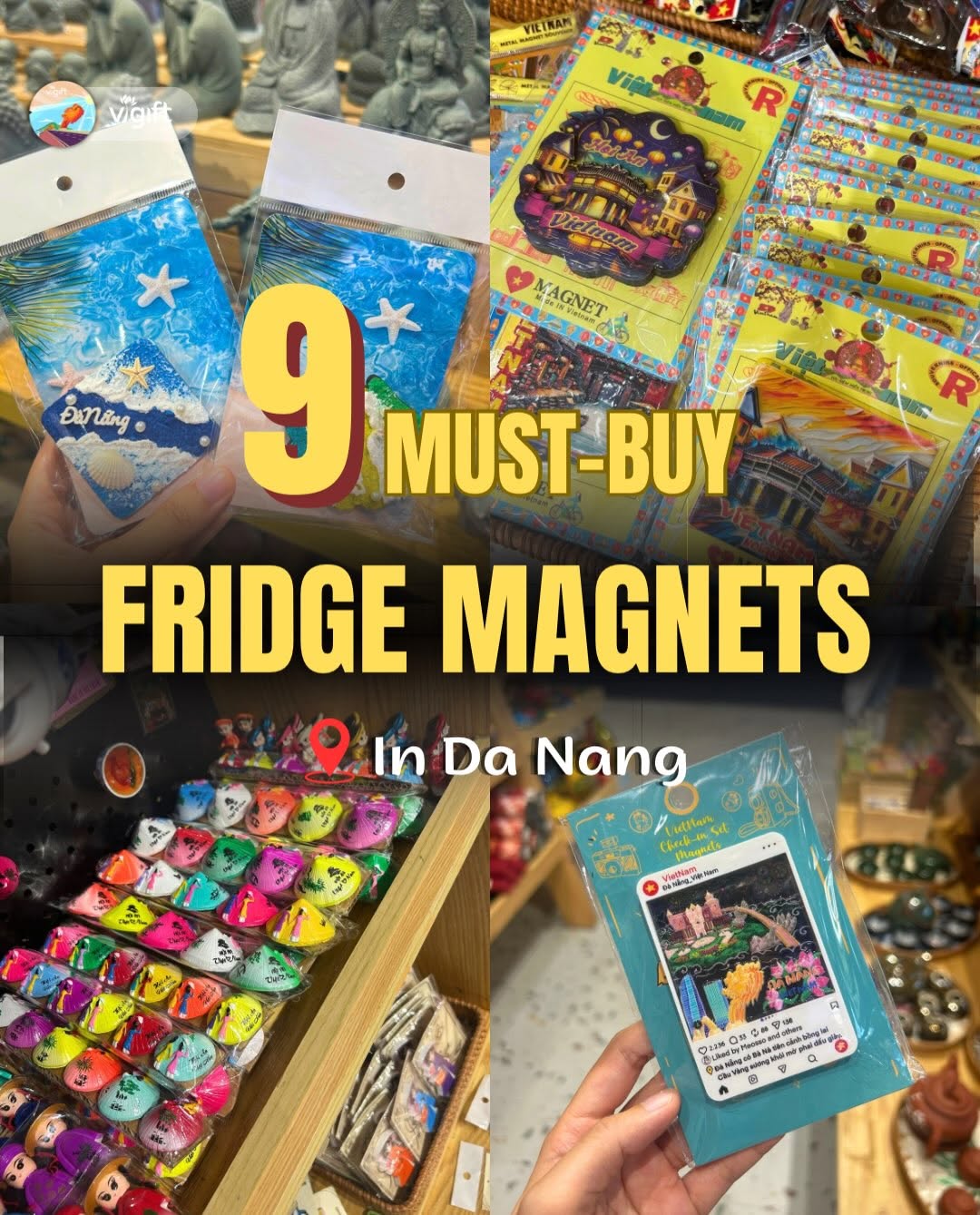 Da Nang Souvenir Fridge Magnets