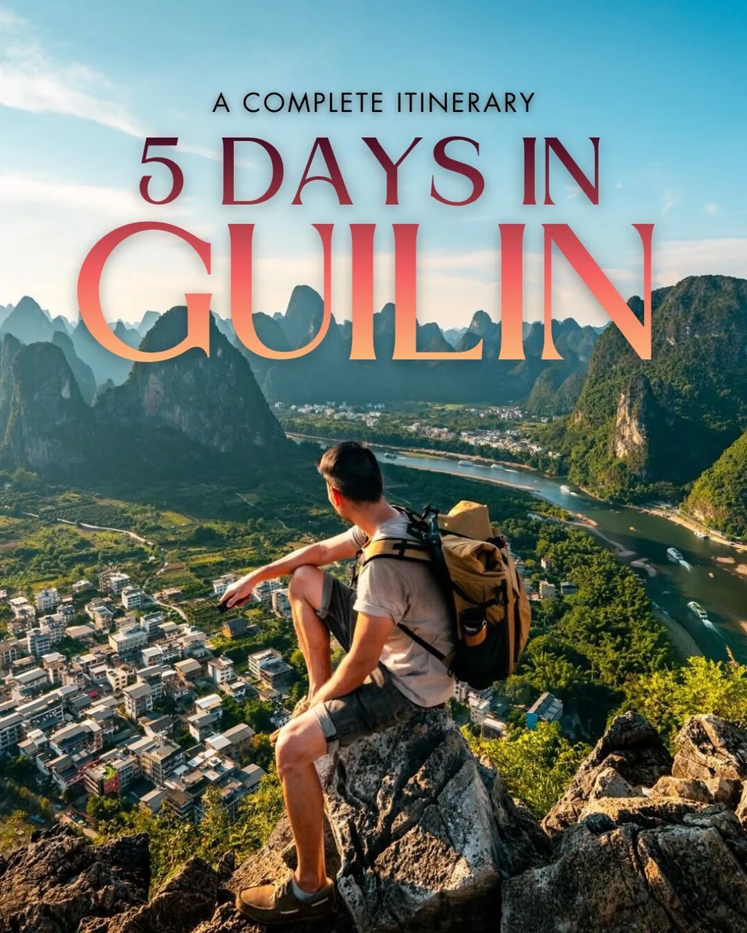 Guilin's Karst Mountains and Ancient Towns