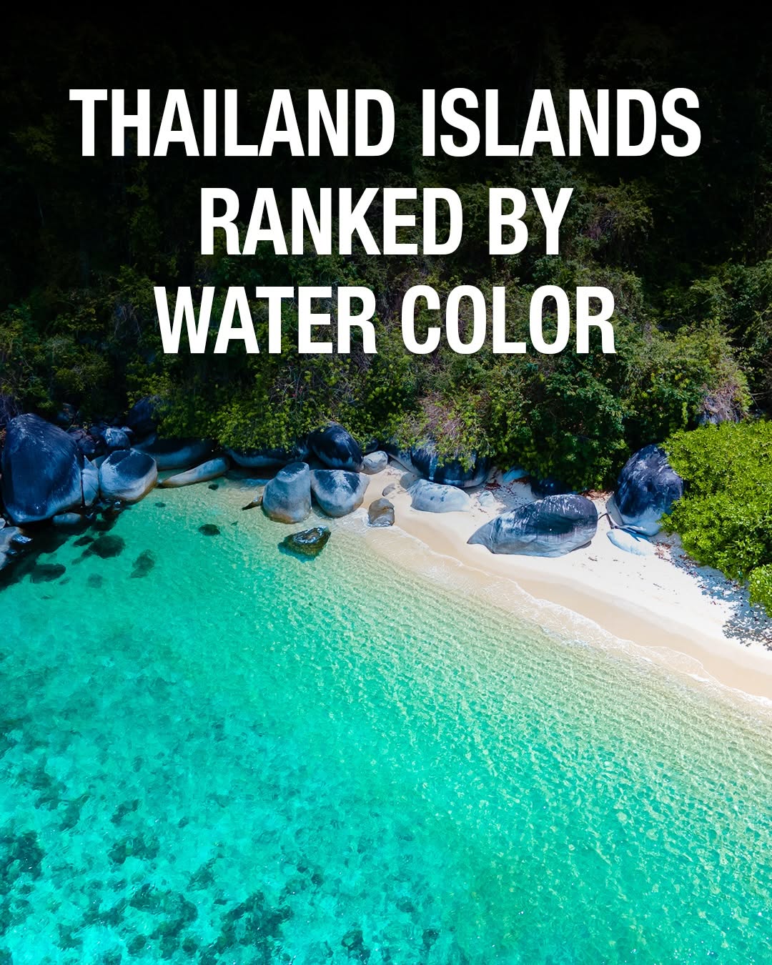 Thai Islands With Unrivaled Water Colors