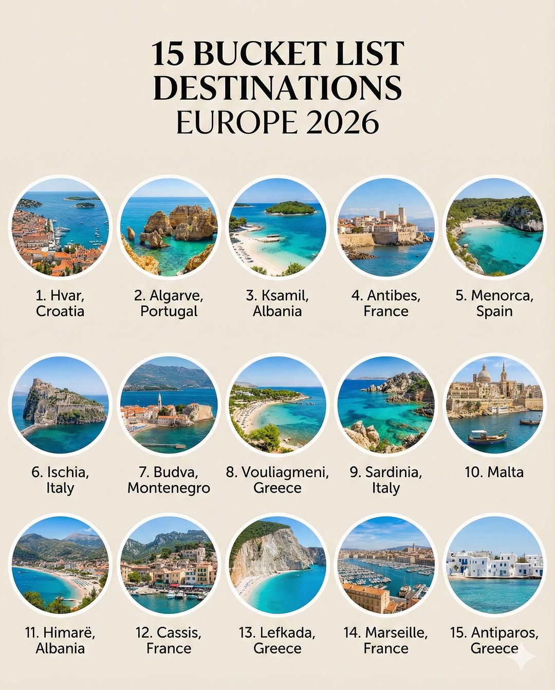 European Coastal Destinations For Your 2026 Bucket List