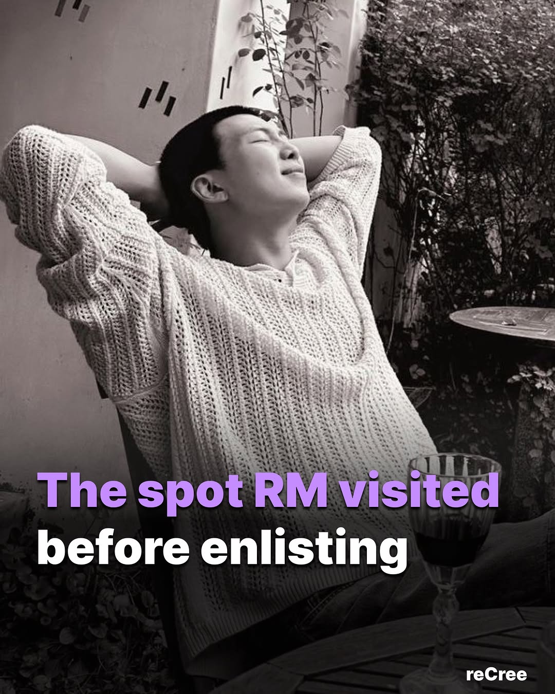 RM's Seoul Cafe Visit Before Enlistment