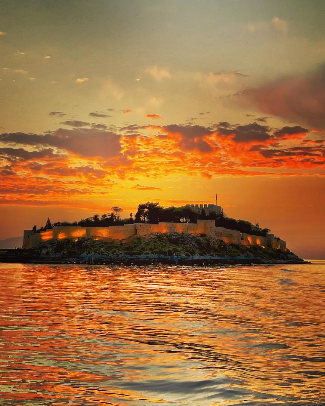 Kuşadası Castle's Beautiful Sunset