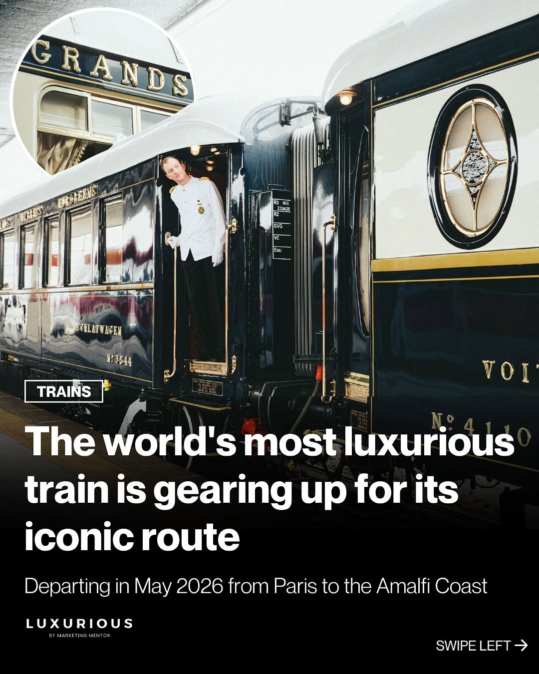 Orient-Express Launches New Route From Paris to Amalfi Coast