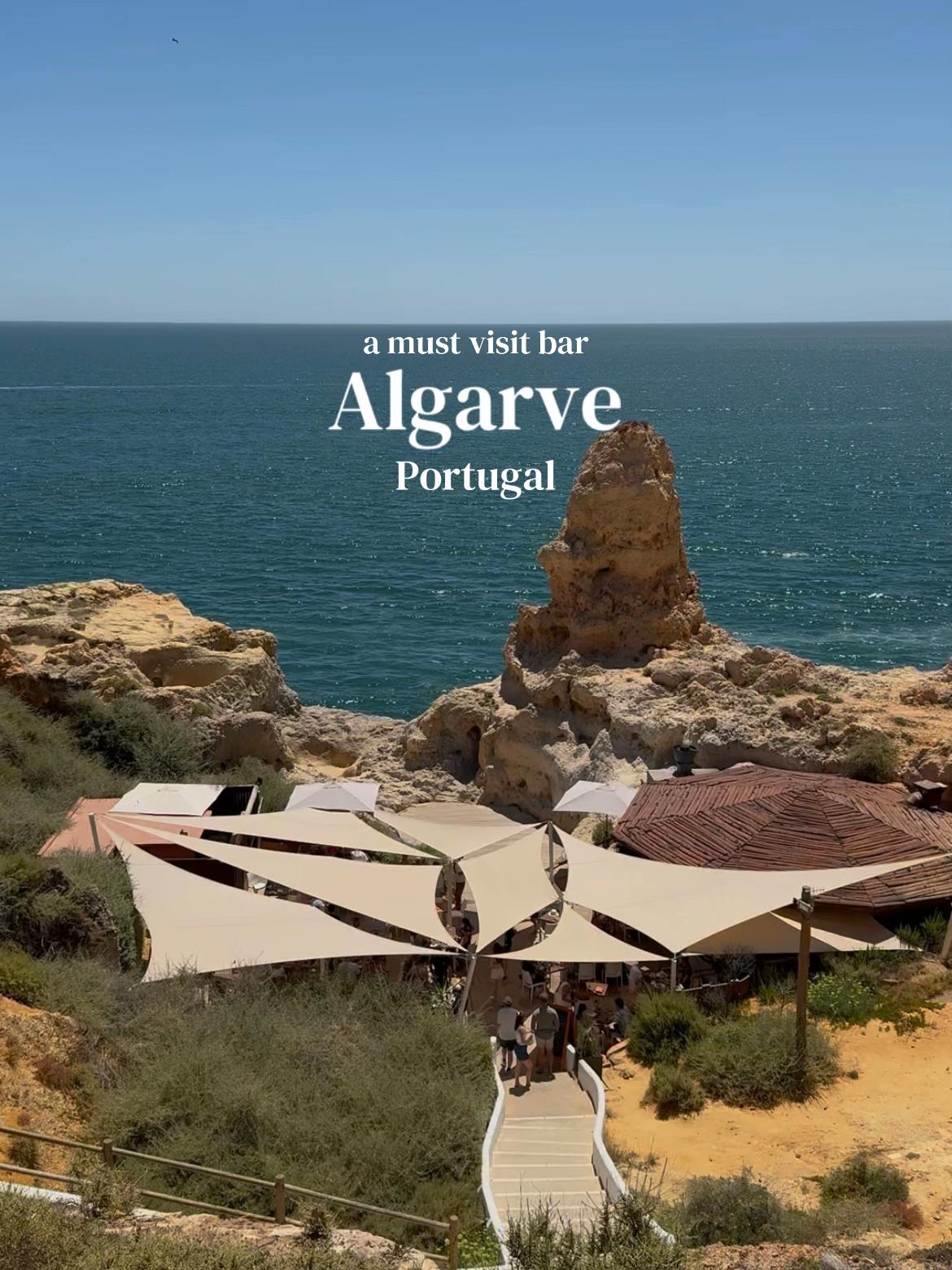 Coastal Bars Near Algarve's Algar Seco Rocks