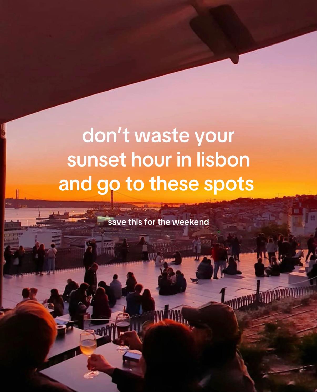 Lisbon's Best Rooftop Bars For Sunset Views