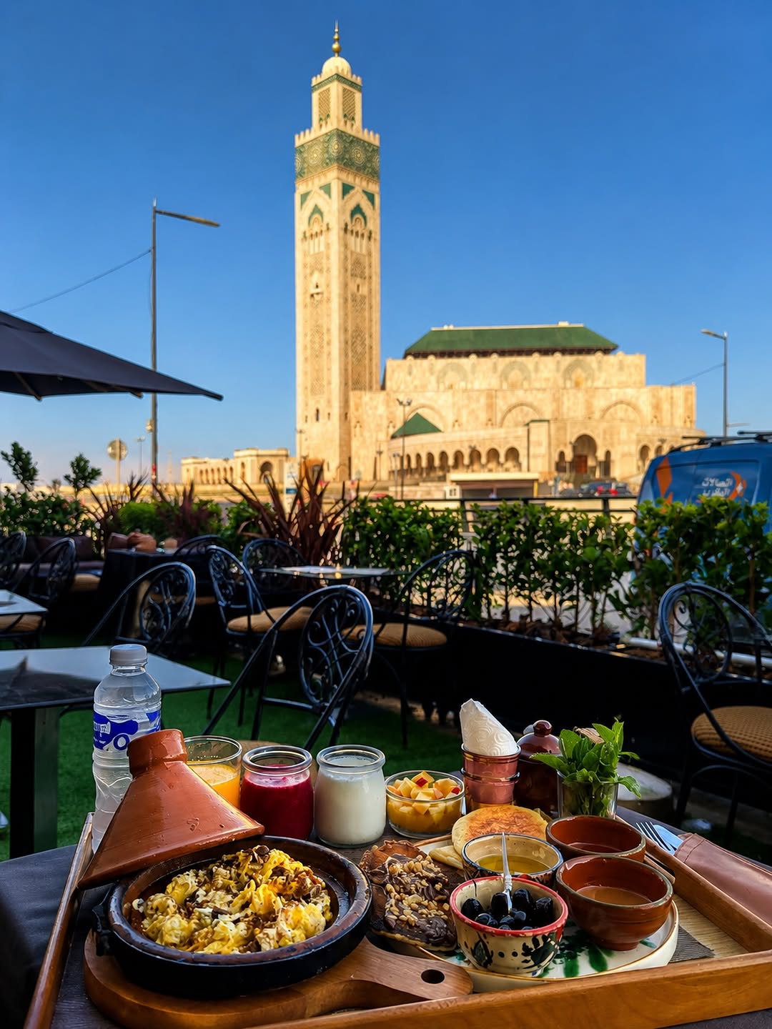 Casablanca Mosque View Dining