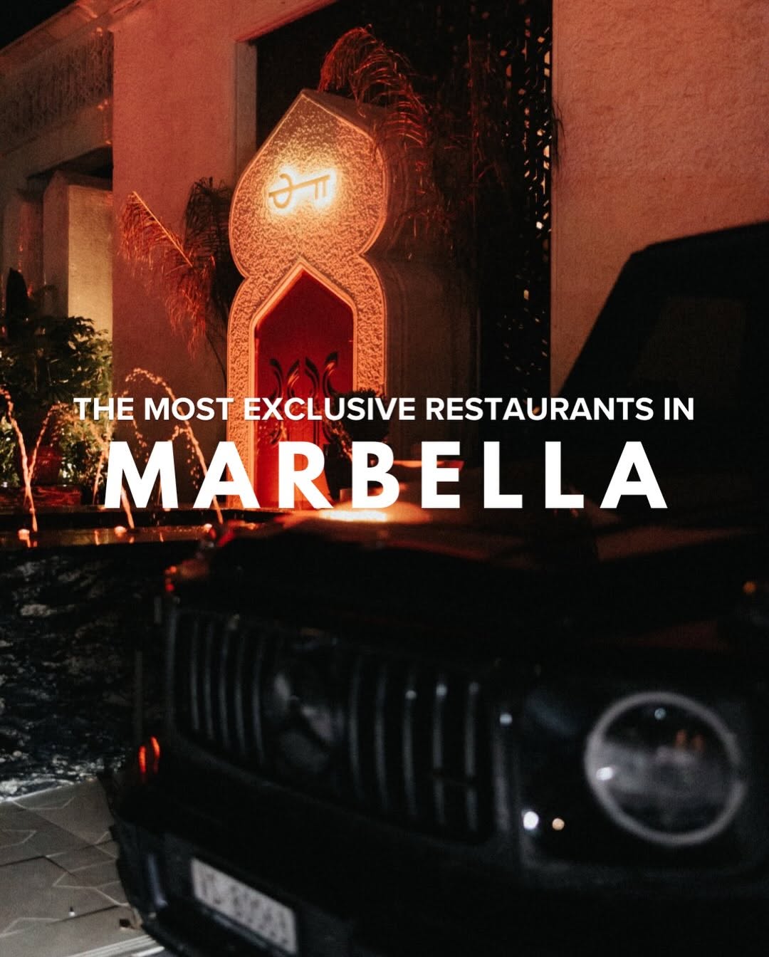 Marbella's Premier Dining Experiences And Reservations
