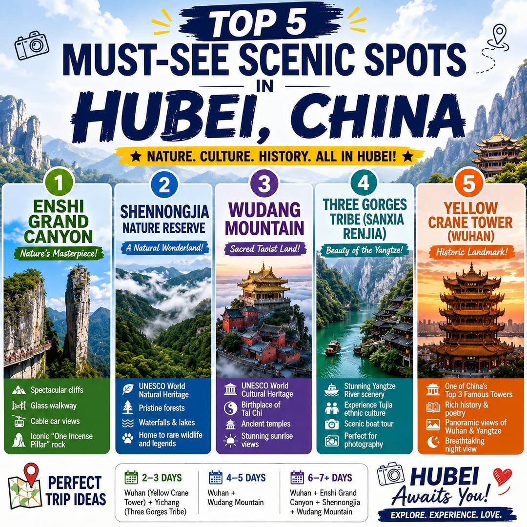 Top Hubei Destinations: Nature, History, and Culture