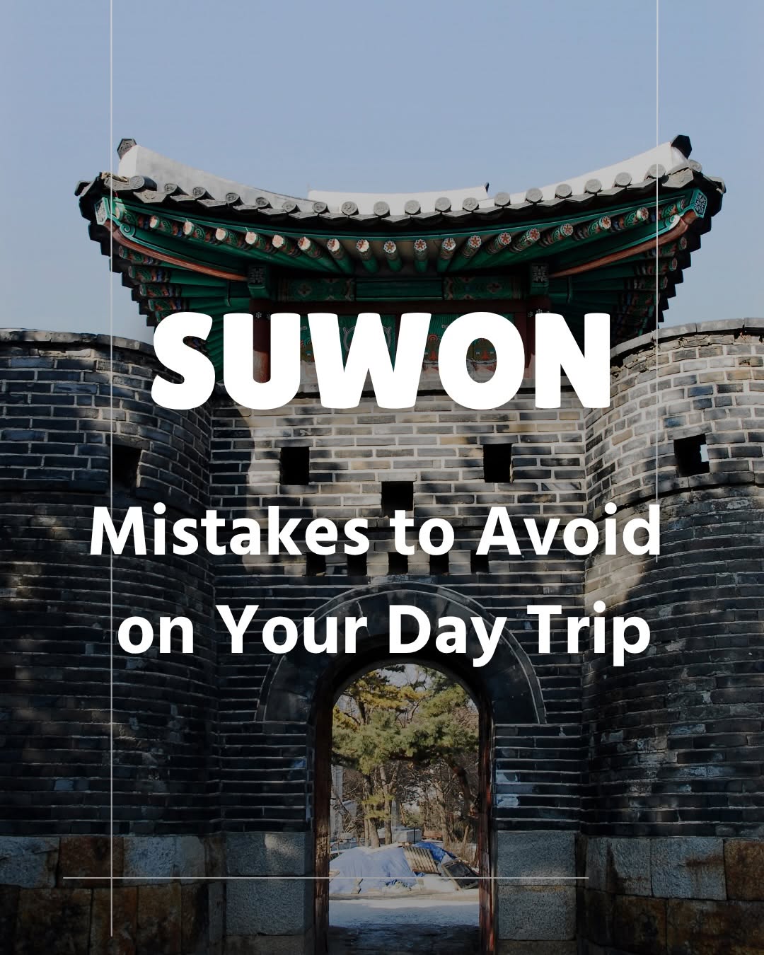 Suwon City Guide: Palaces, Towers, and Libraries