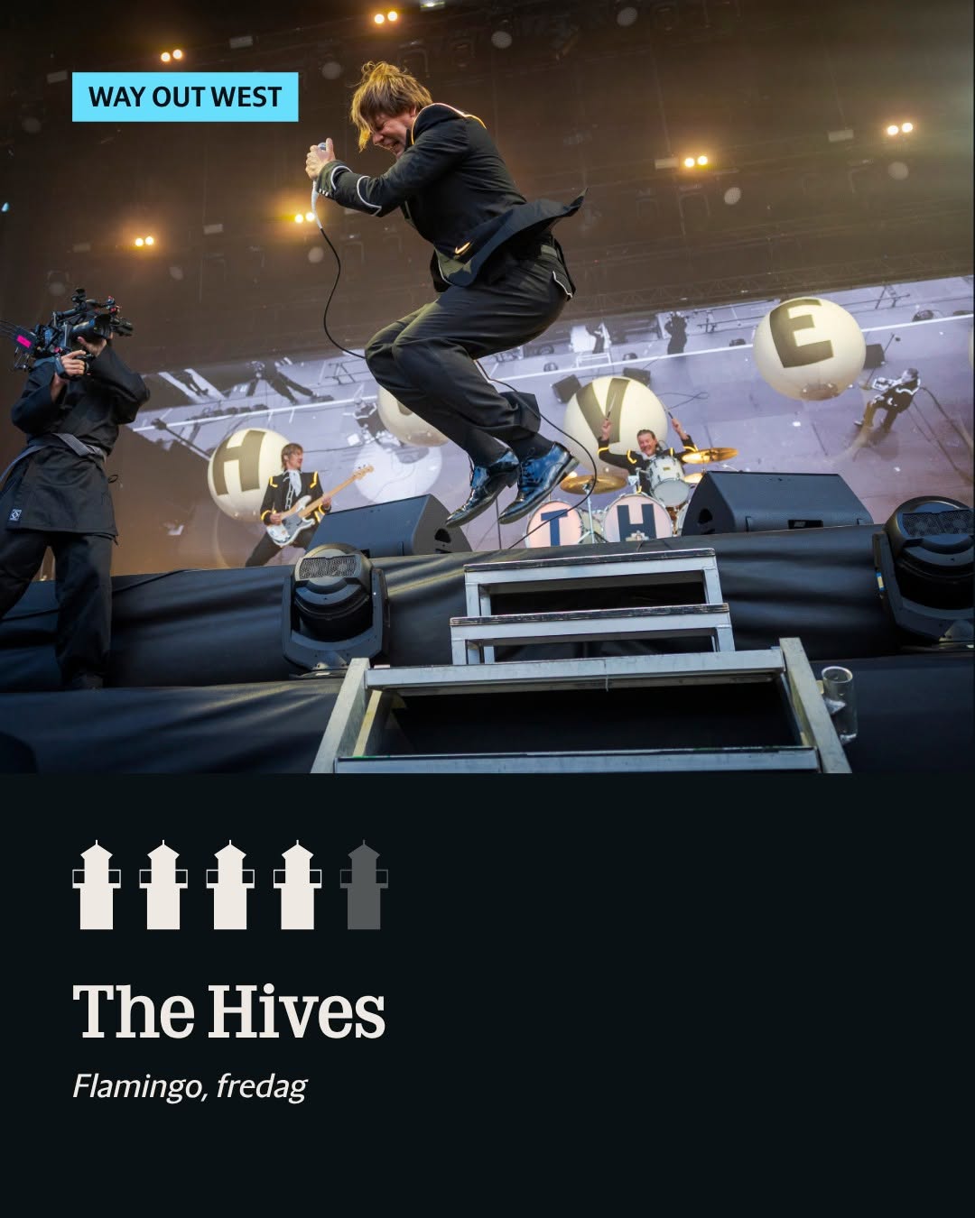 The Hives' Energetic Set At Way Out West