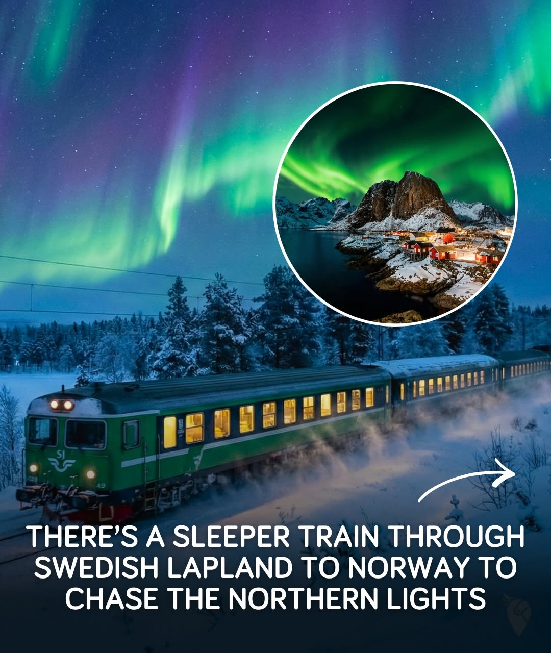 Scenic Train Journey Through Sweden And Norway